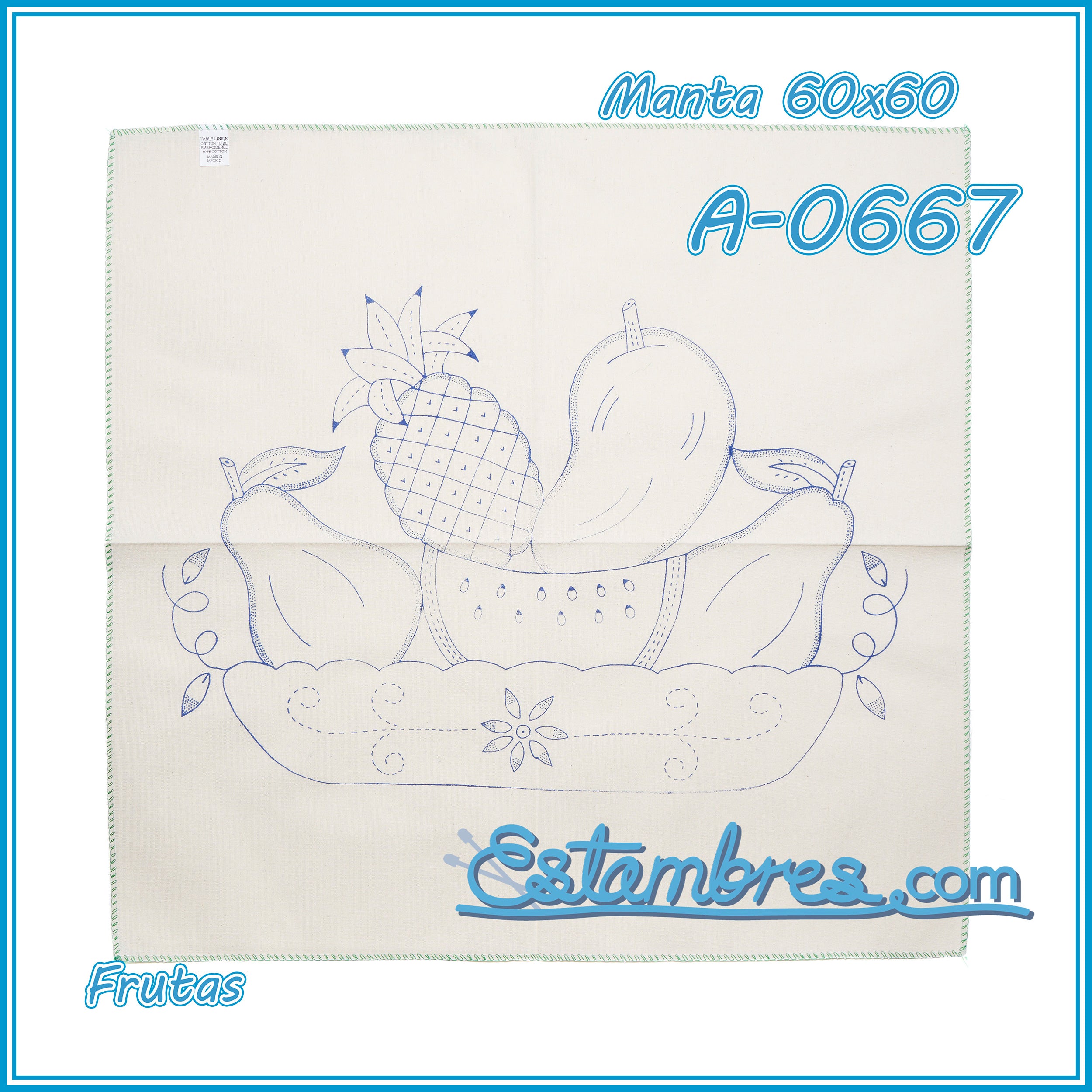FRUTAS - Manta [60x60cm]