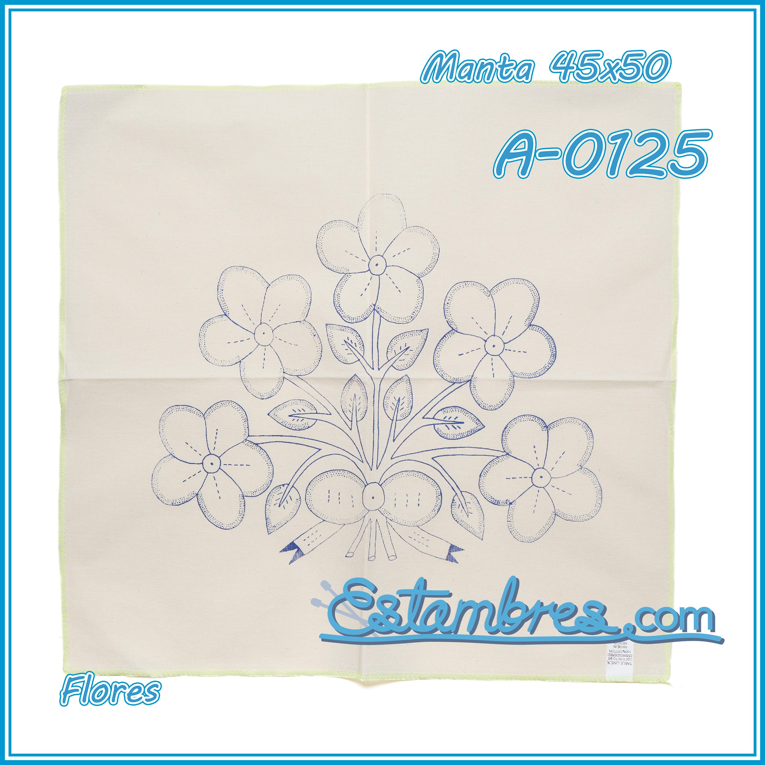 FLORES - Manta [45x50cm]