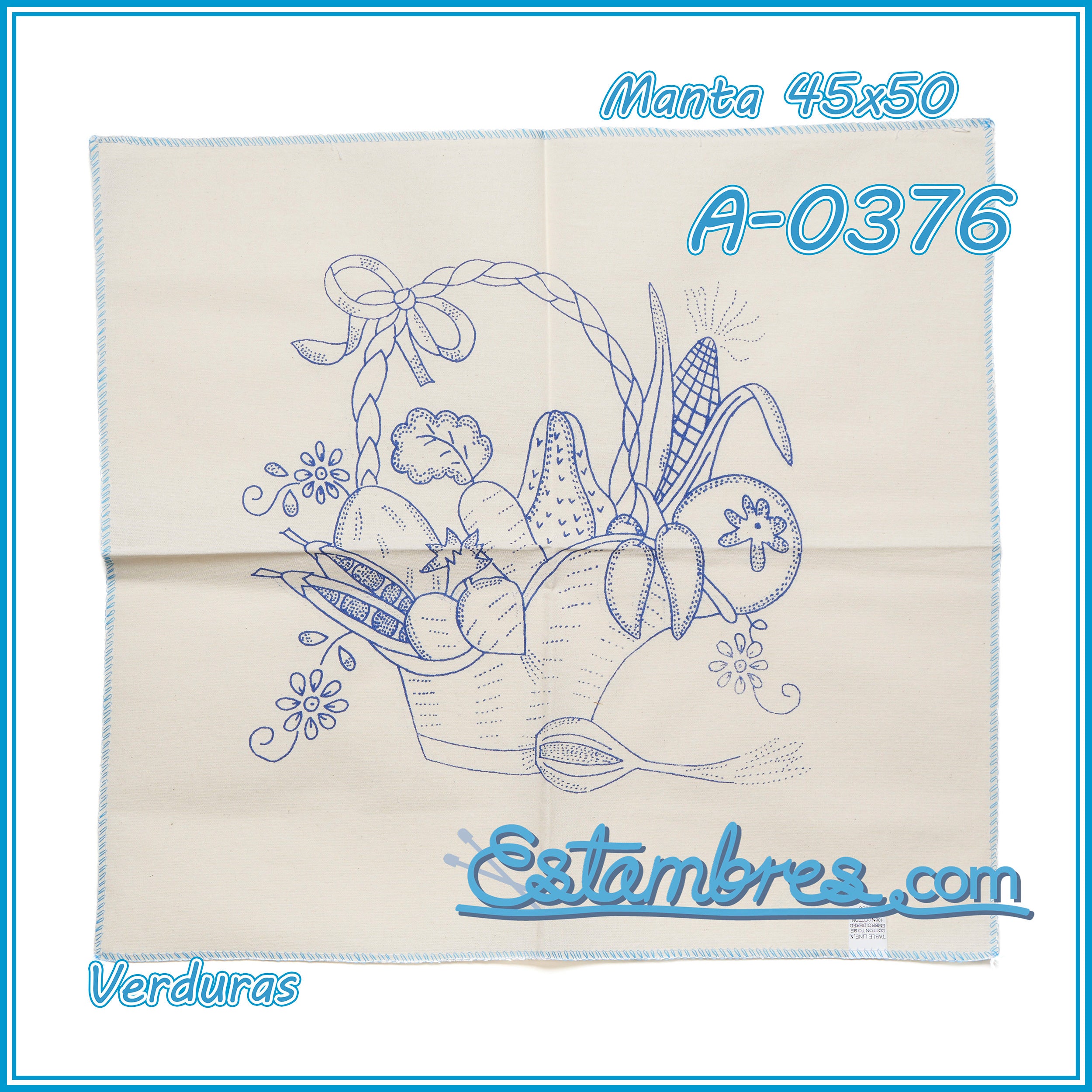 VERDURAS - Manta [45x50cm]