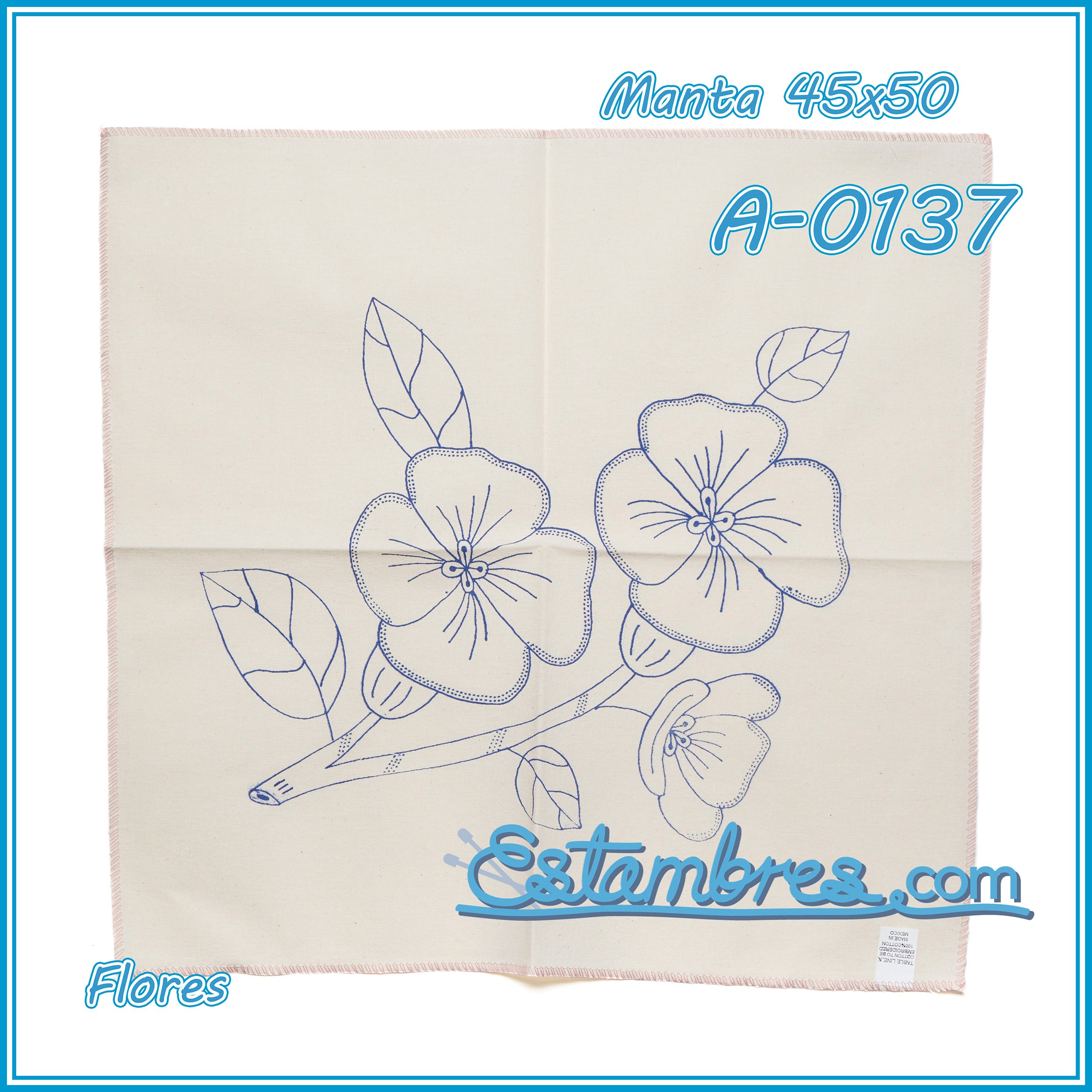 FLORES - Manta [45x50cm]
