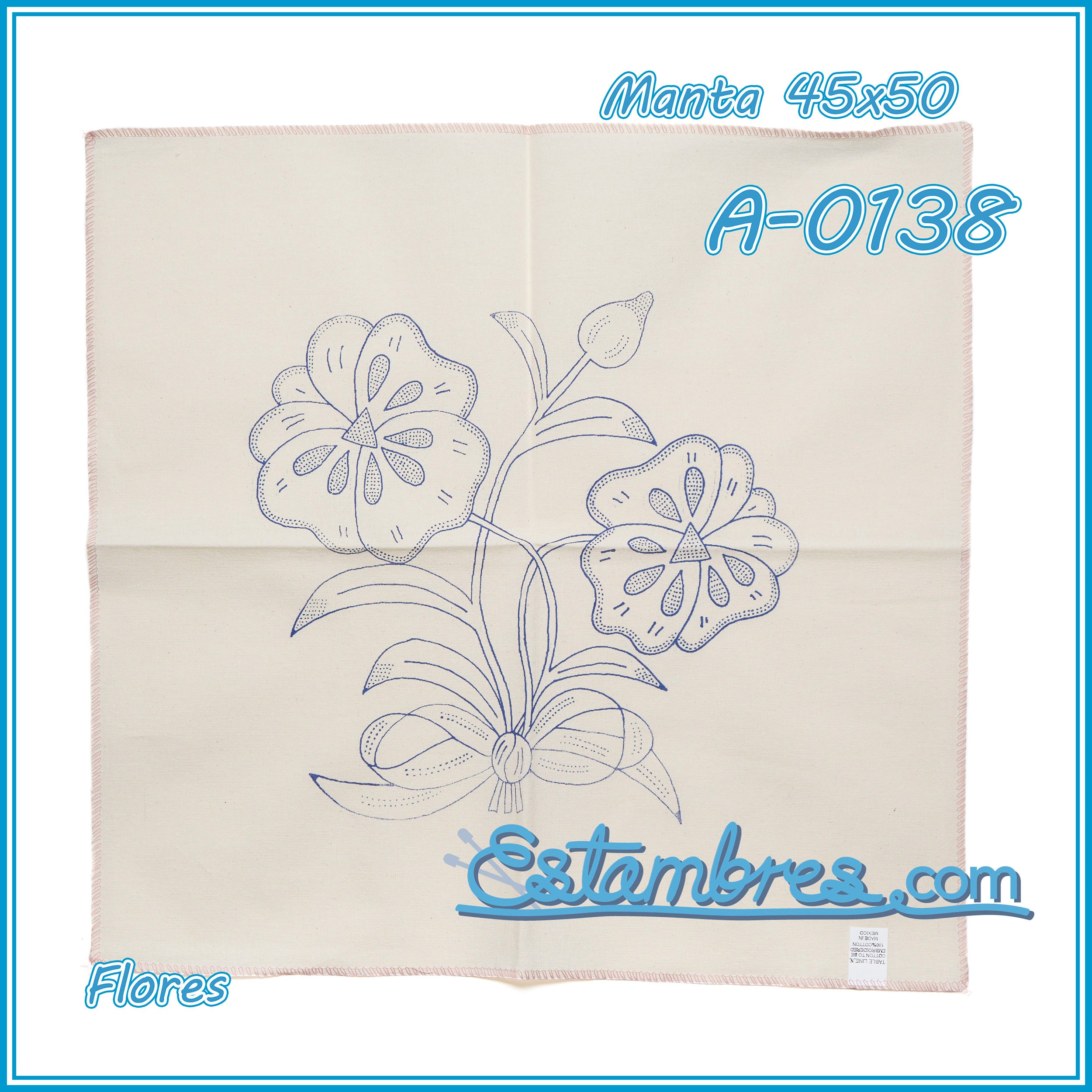 FLORES - Manta [45x50cm]