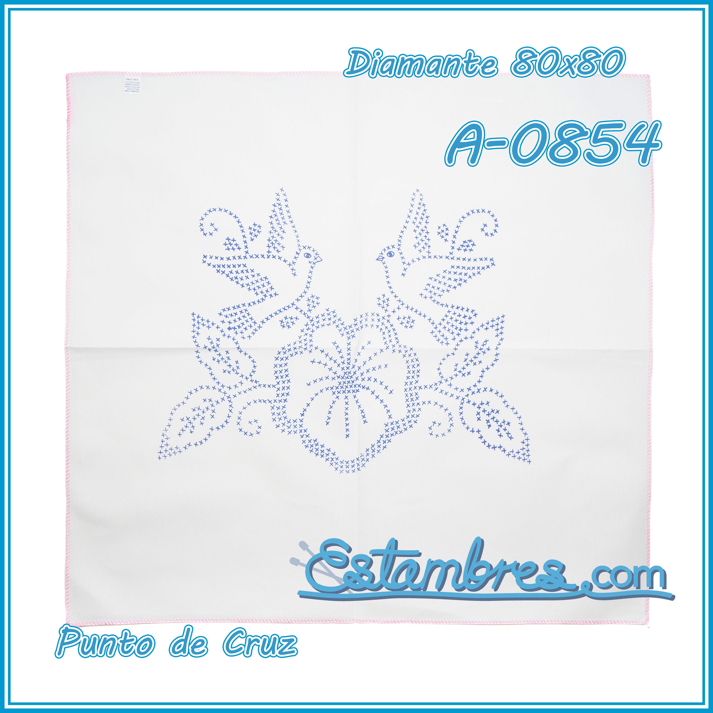 PUNTO de CRUZ - Diamante [80x80cm]