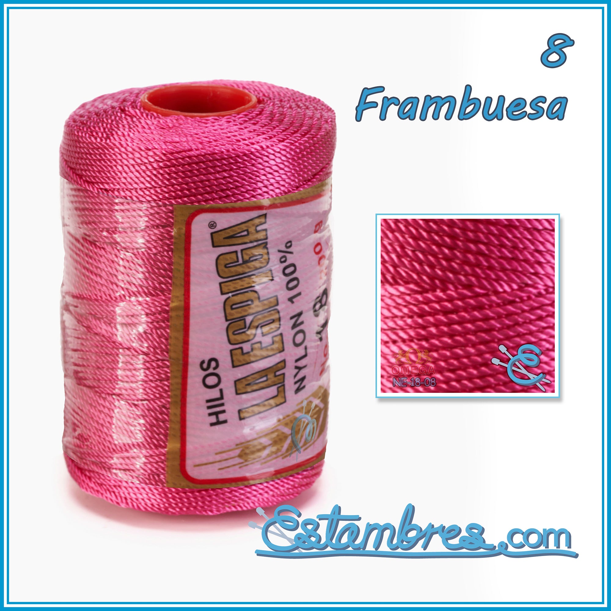 Omega Nylon Crochet Thread Size 18 - La Espiga #18 Turkey