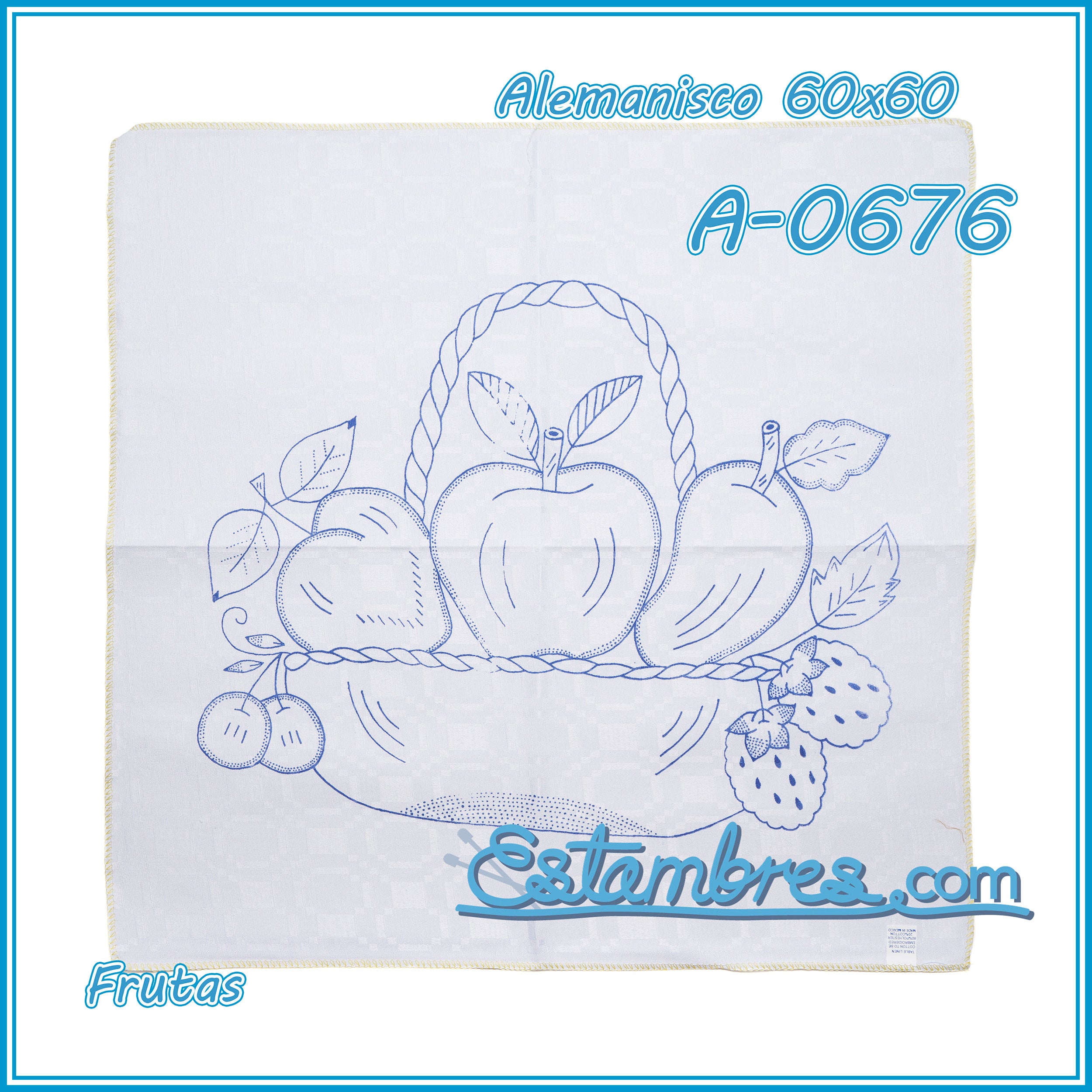 FRUTAS - Alemanisco [60x60cm]