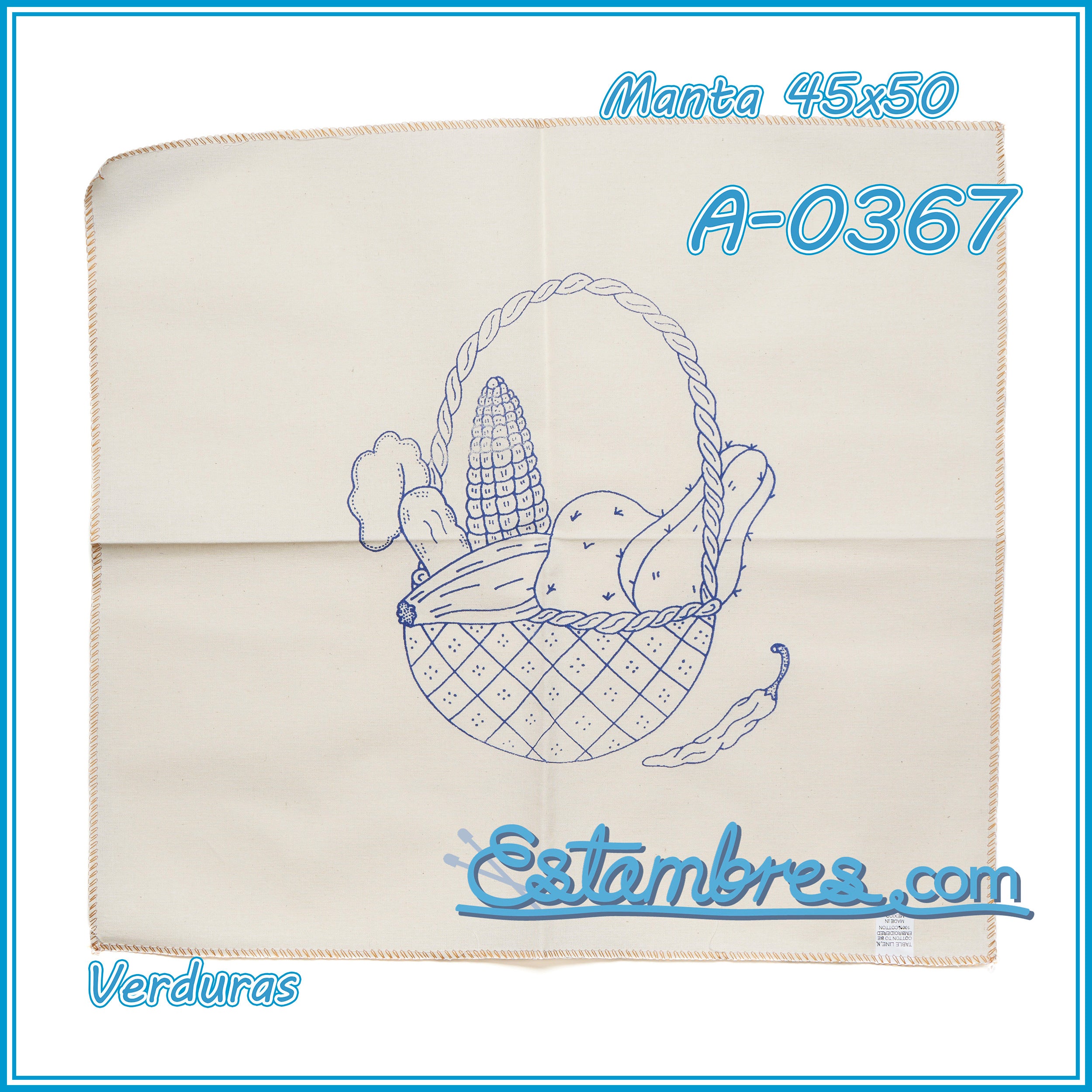 VERDURAS - Manta [45x50cm]