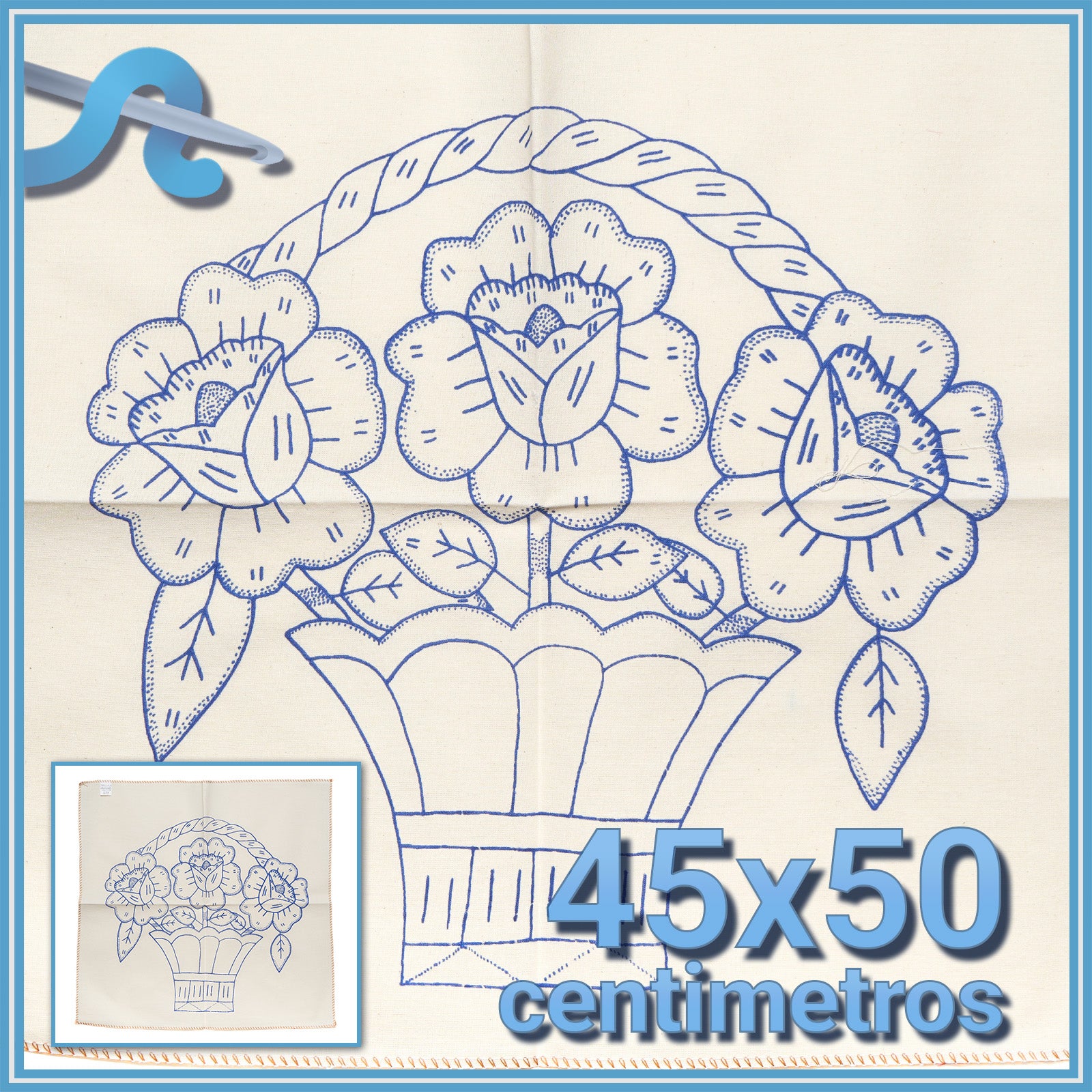 CANASTAS de FLORES - Manta [45x50cm]