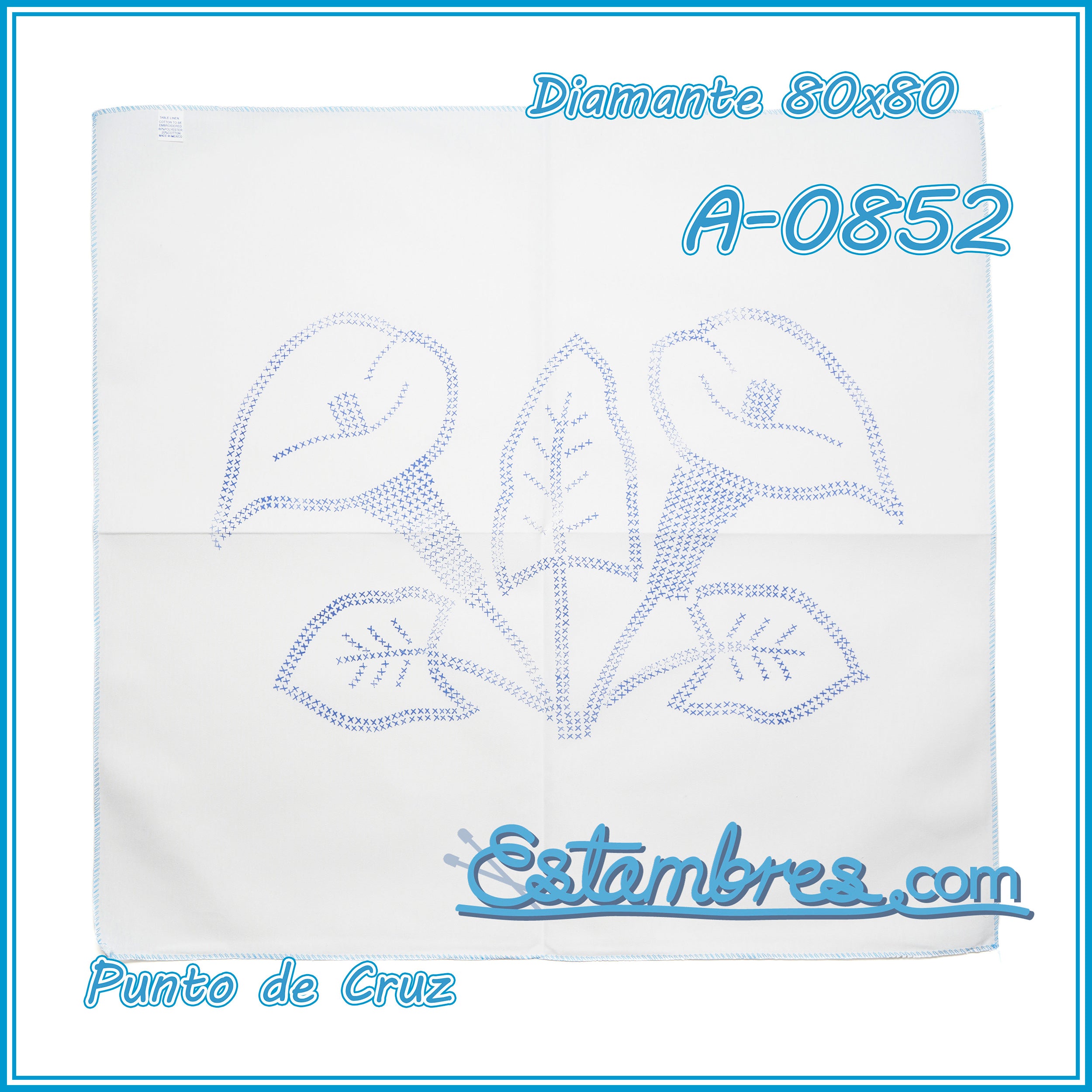 PUNTO de CRUZ - Diamante [80x80cm]