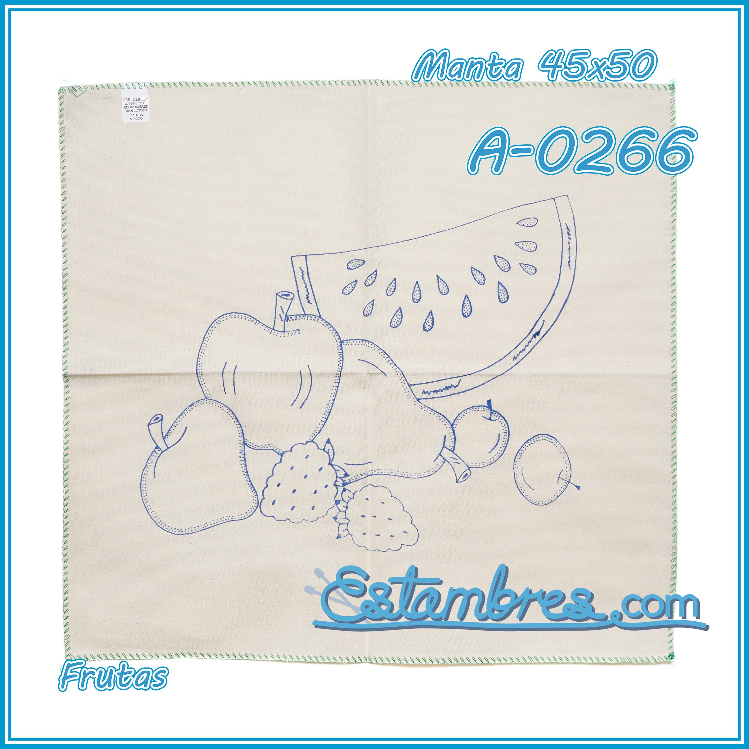 FRUTAS - Manta [45x50cm]
