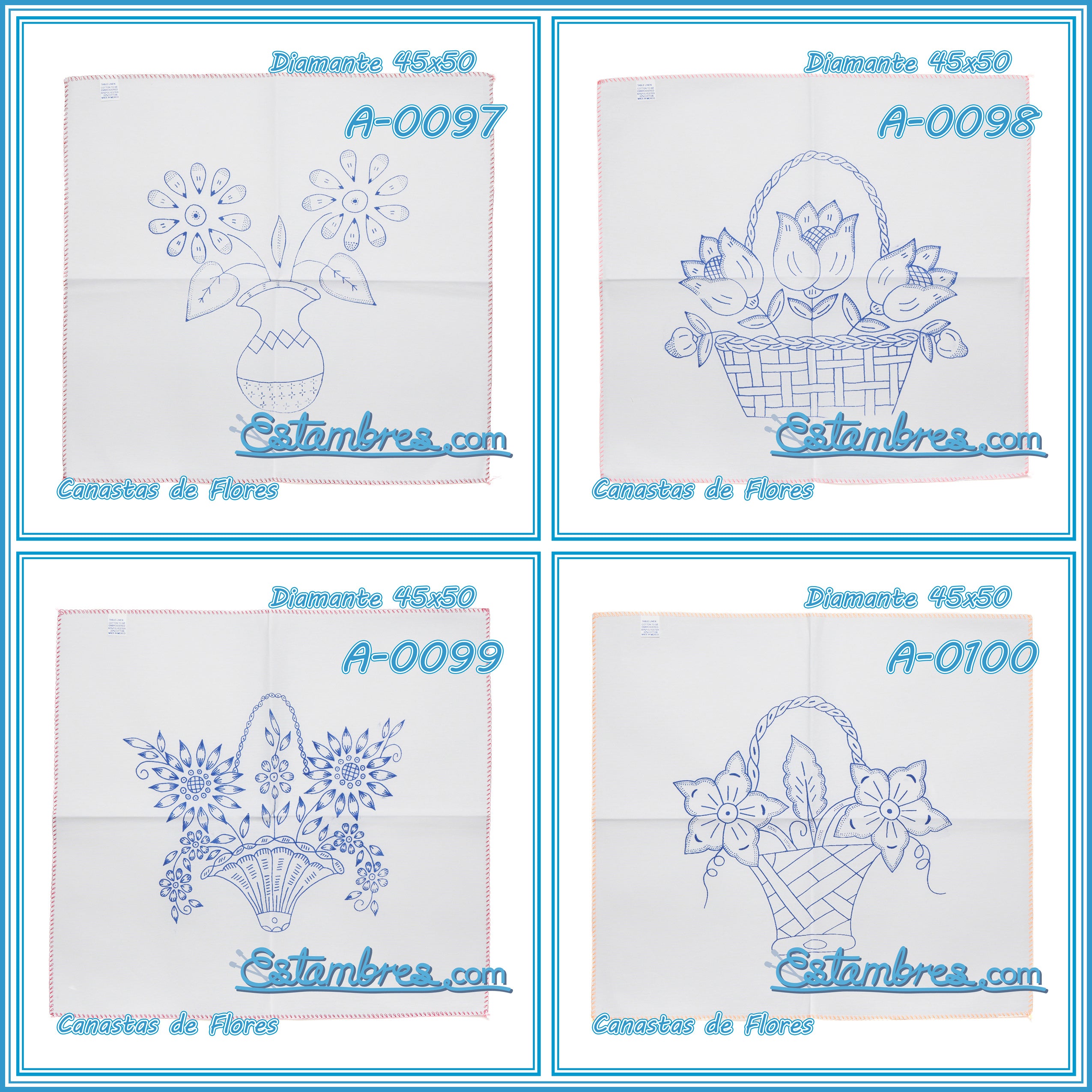 CANASTAS de FLORES - Diamante [45x50cm]