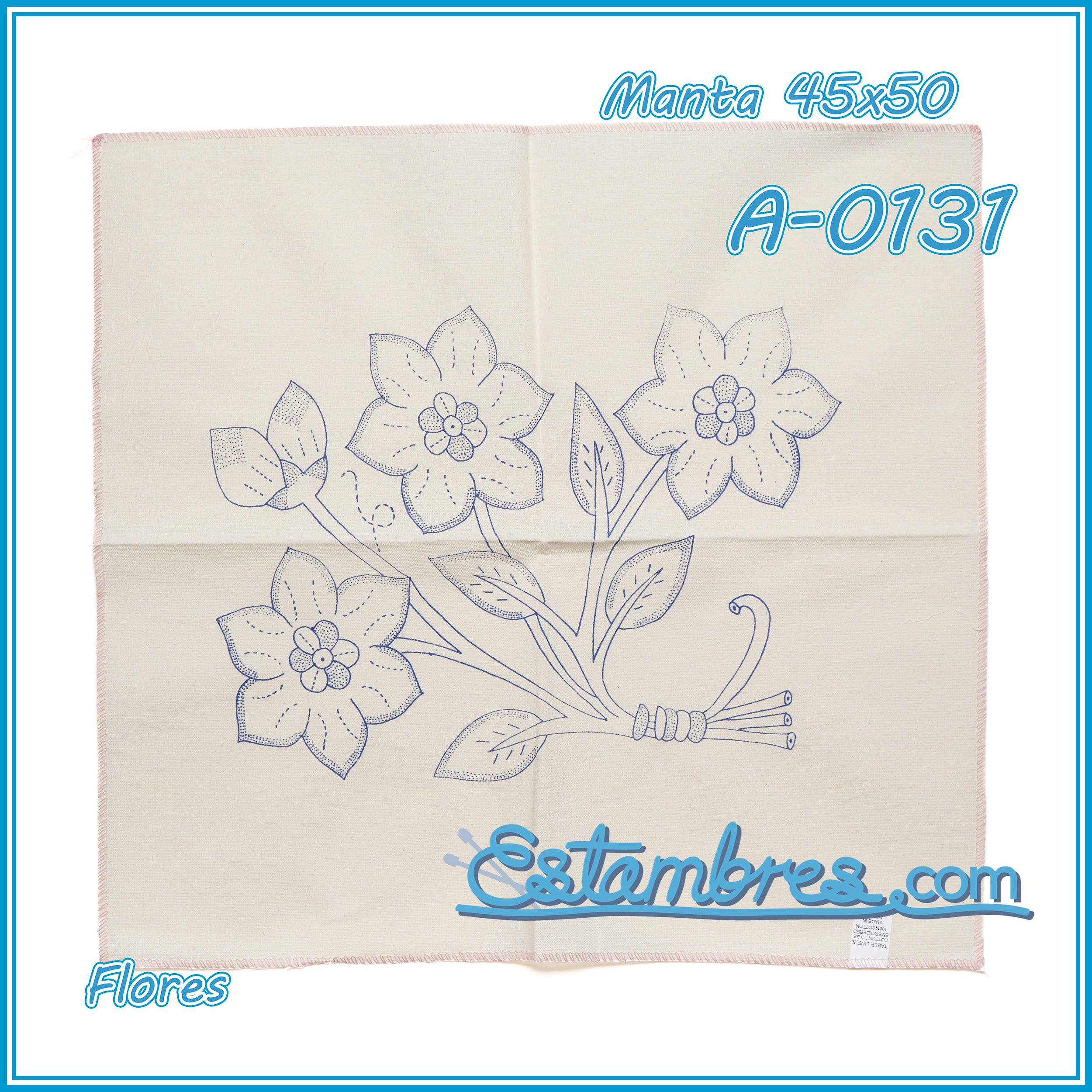 FLORES - Manta [45x50cm]