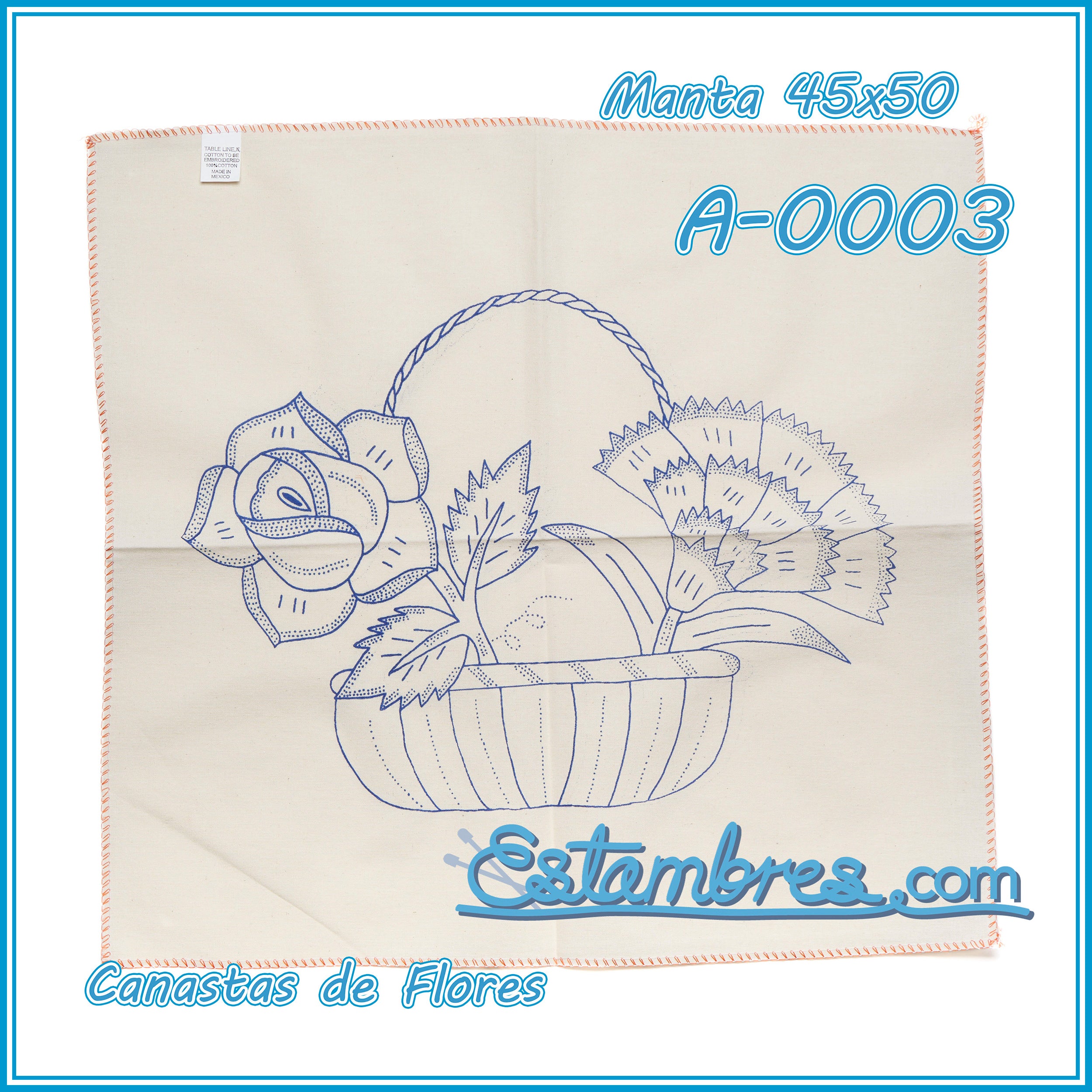 CANASTAS de FLORES - Manta [45x50cm]