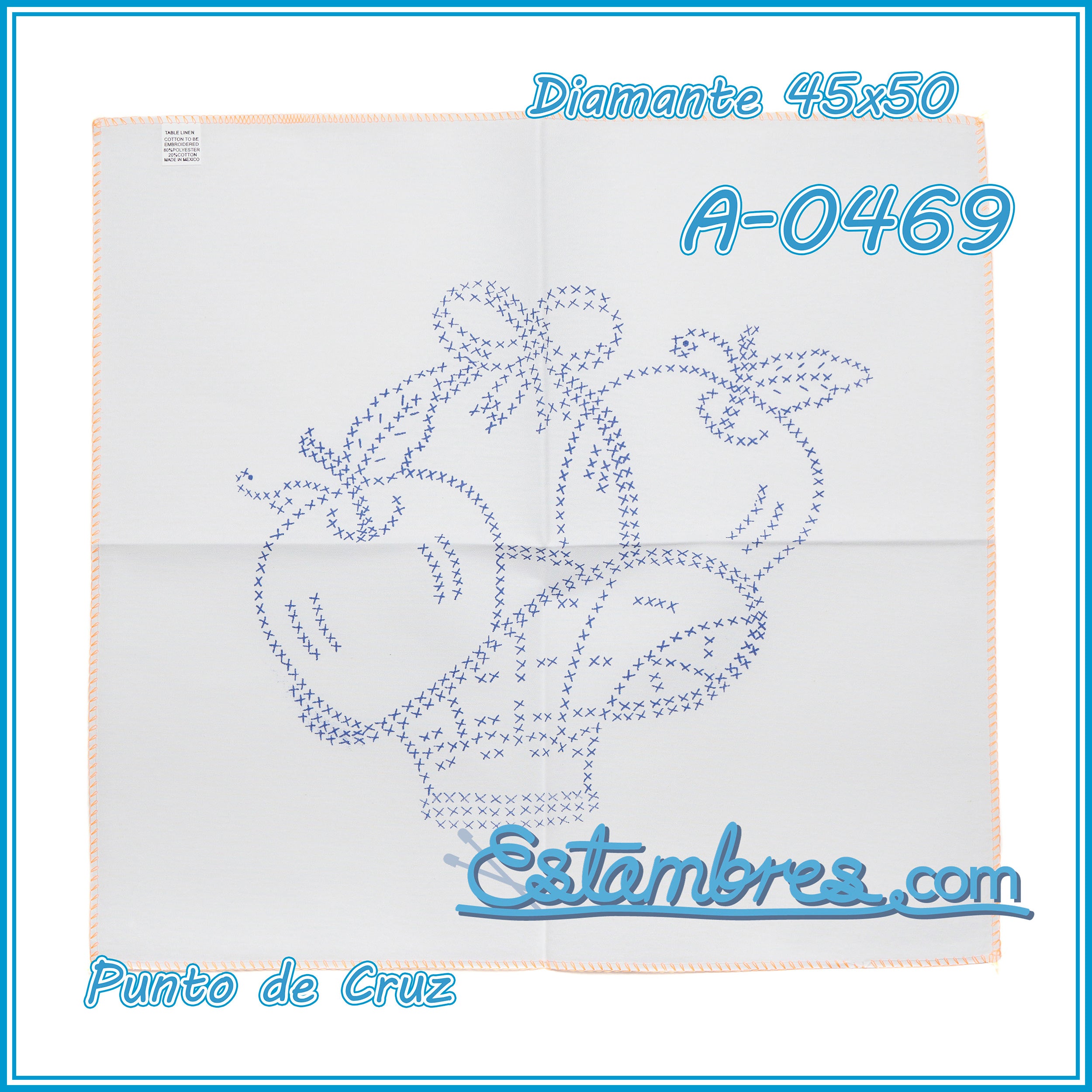PUNTO de CRUZ - Diamante [45x50cm]