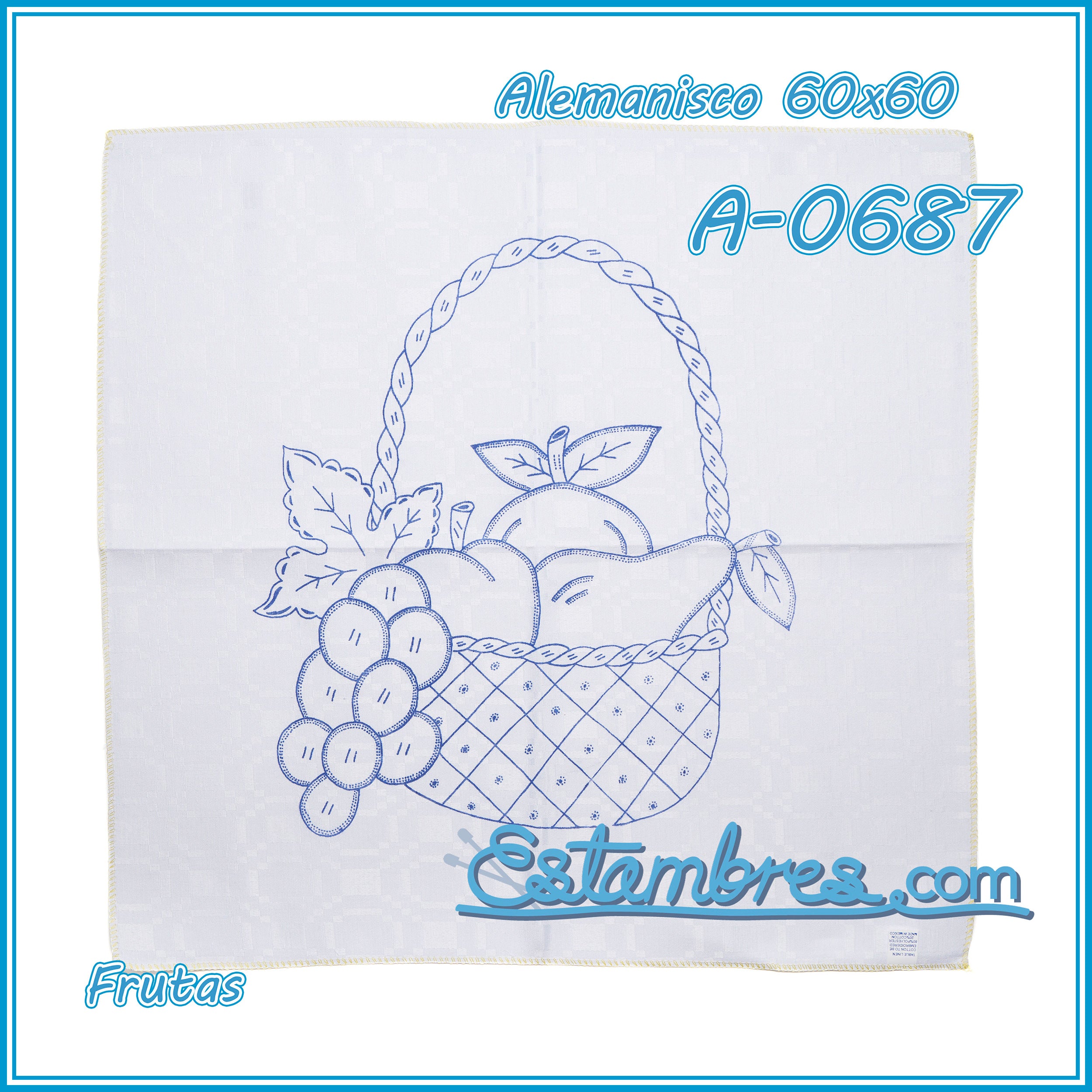 FRUTAS - Alemanisco [60x60cm]
