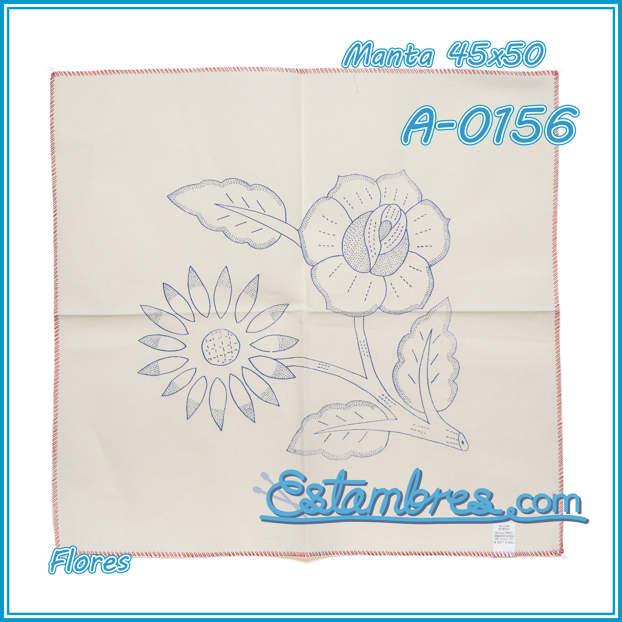 FLORES - Manta [45x50cm]