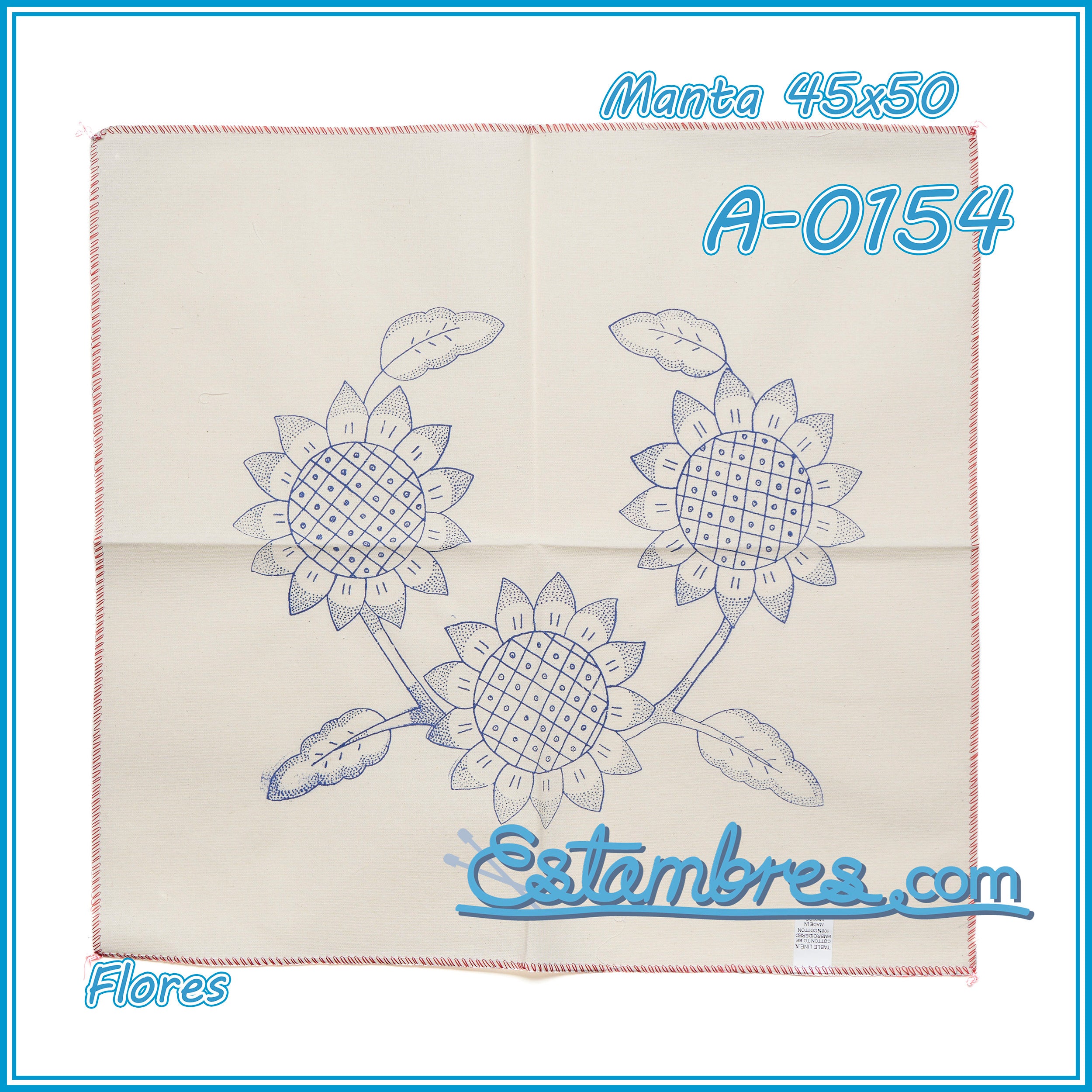 FLORES - Manta [45x50cm]