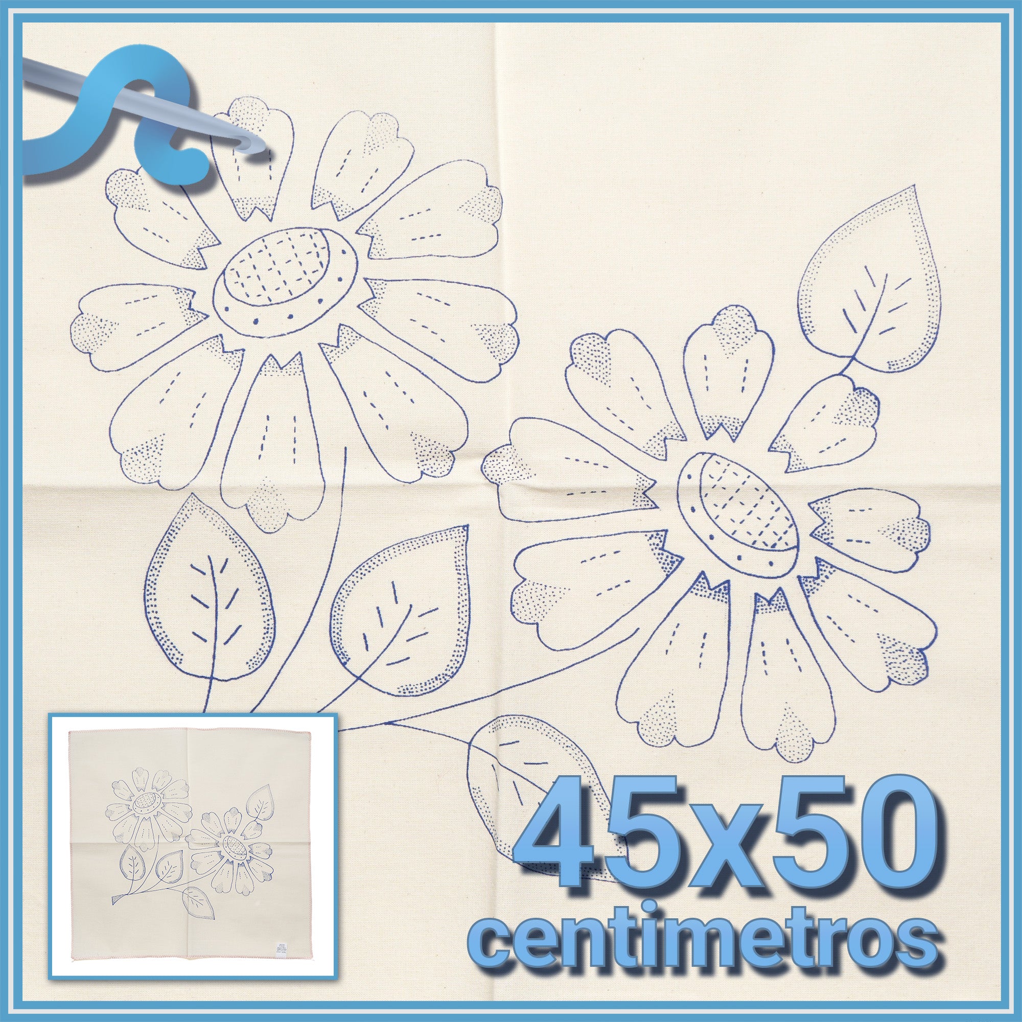 FLORES - Manta [45x50cm]