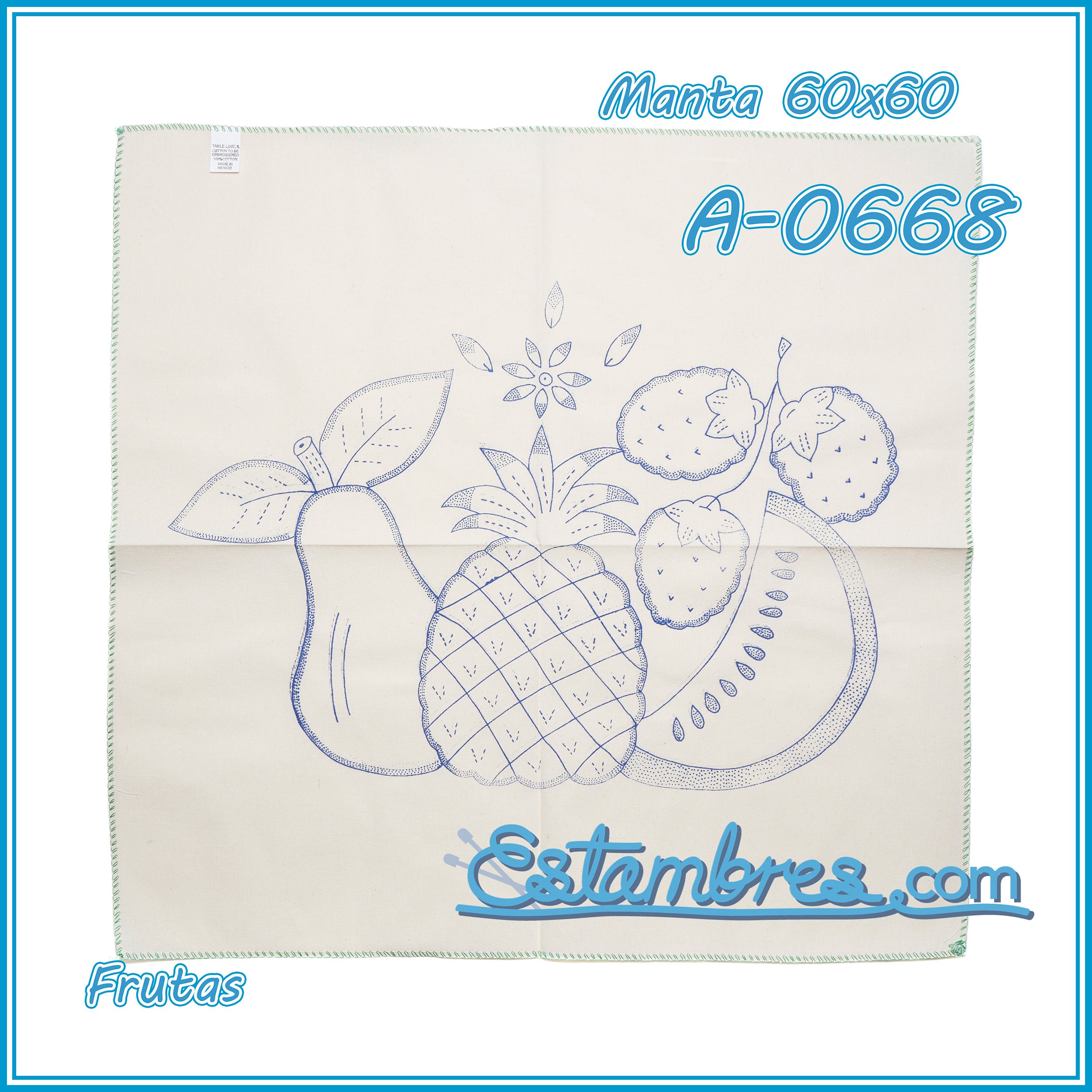 FRUTAS - Manta [60x60cm]