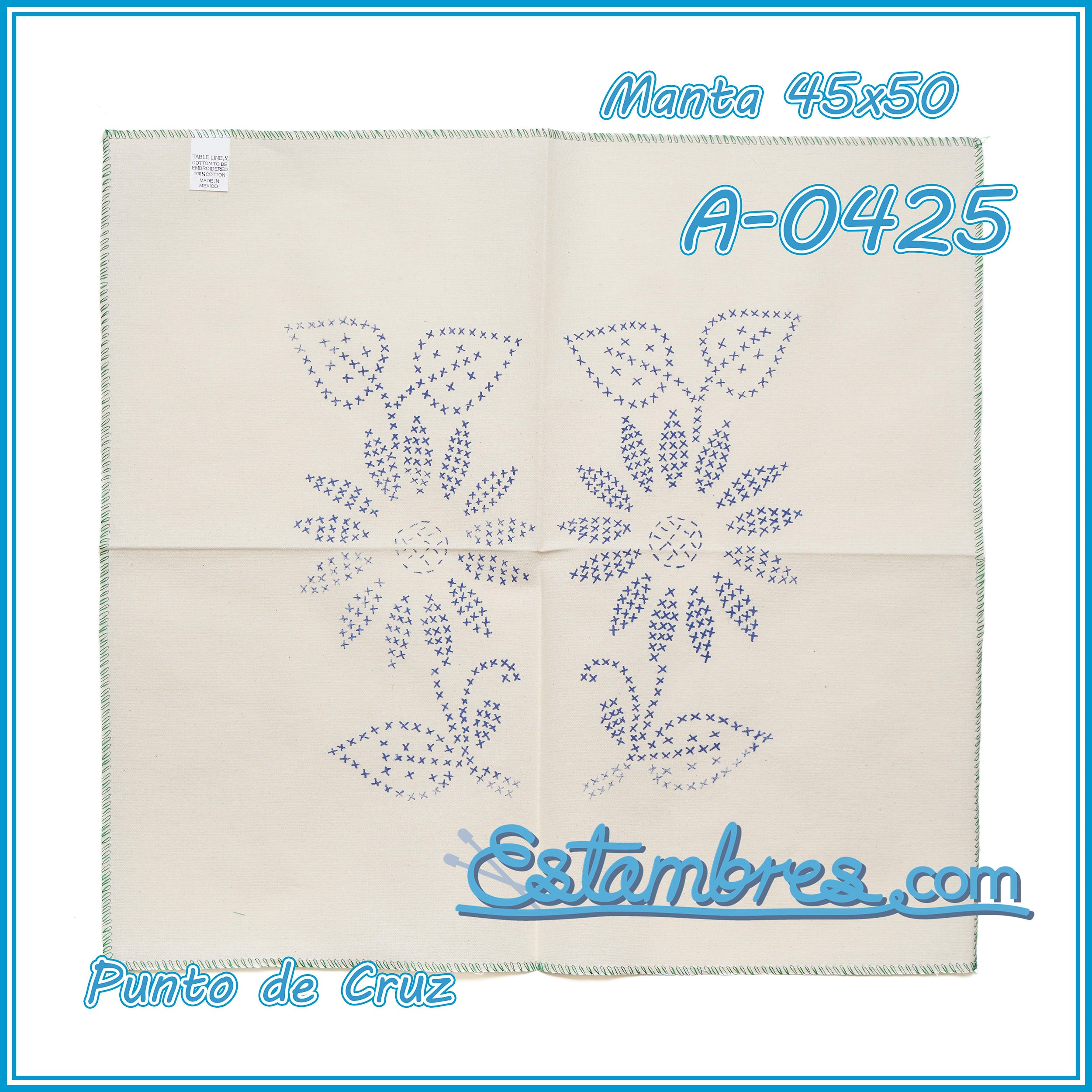 PUNTO de CRUZ - Manta [45x50cm]