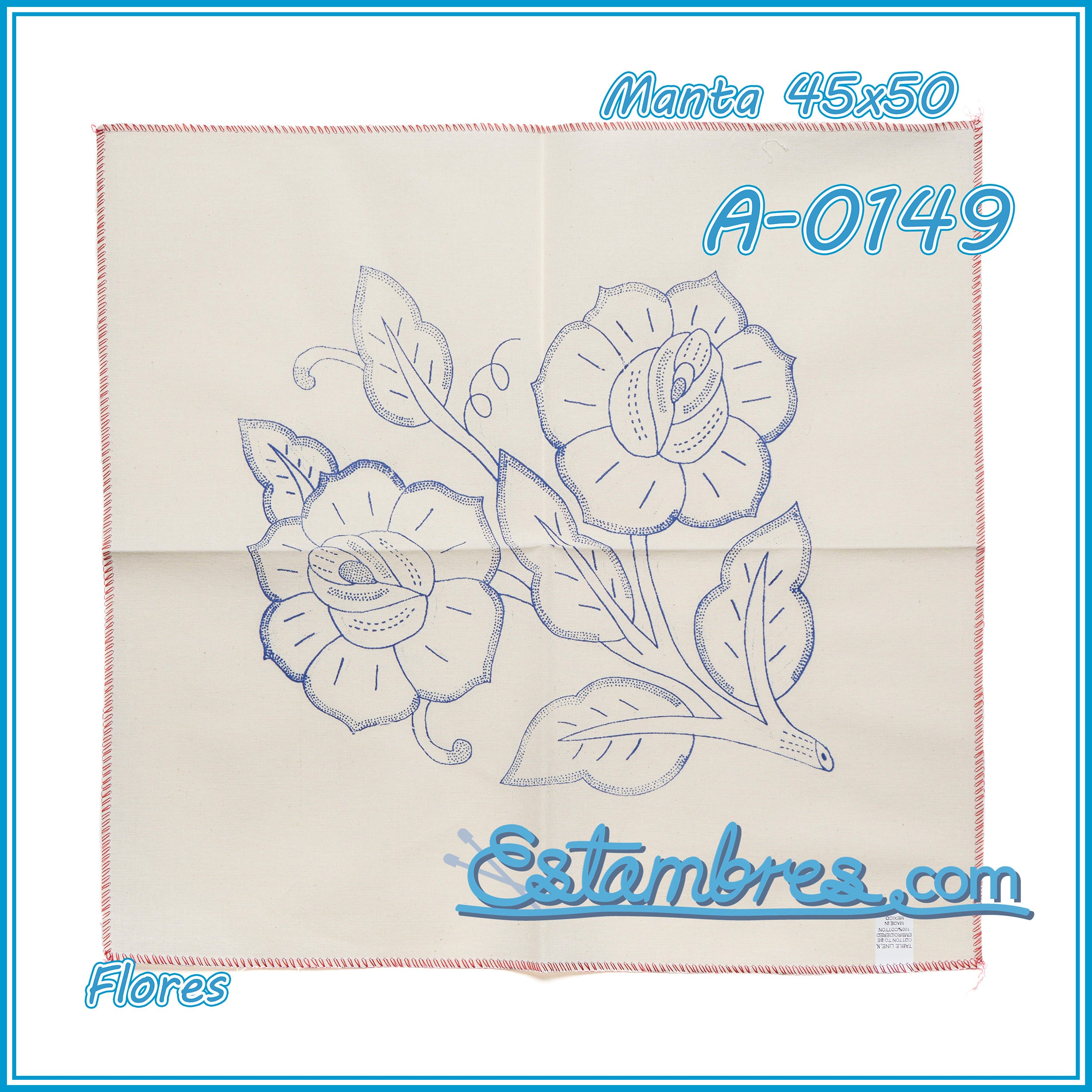 FLORES - Manta [45x50cm]