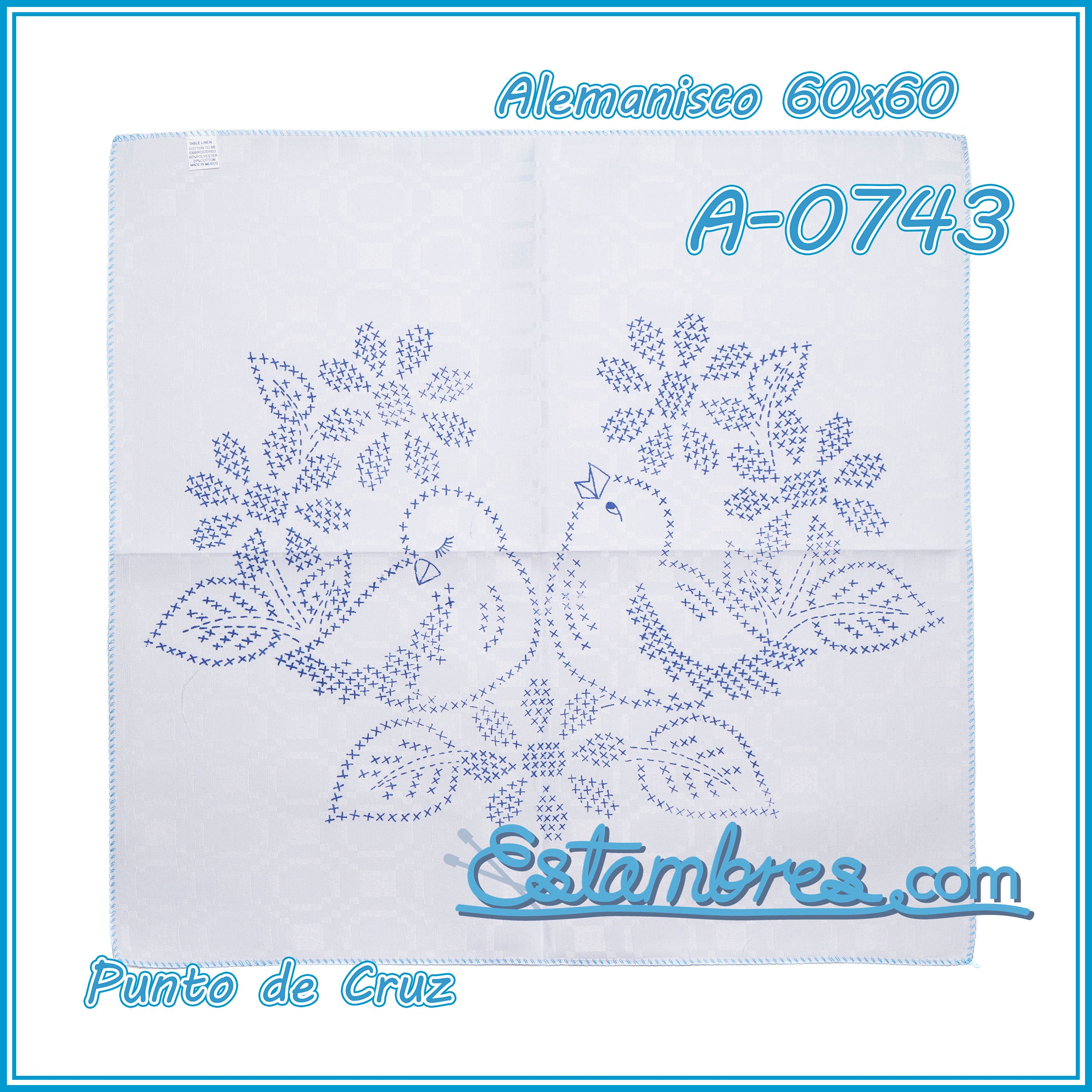 PUNTO de CRUZ - Alemanisco [60x60cm]