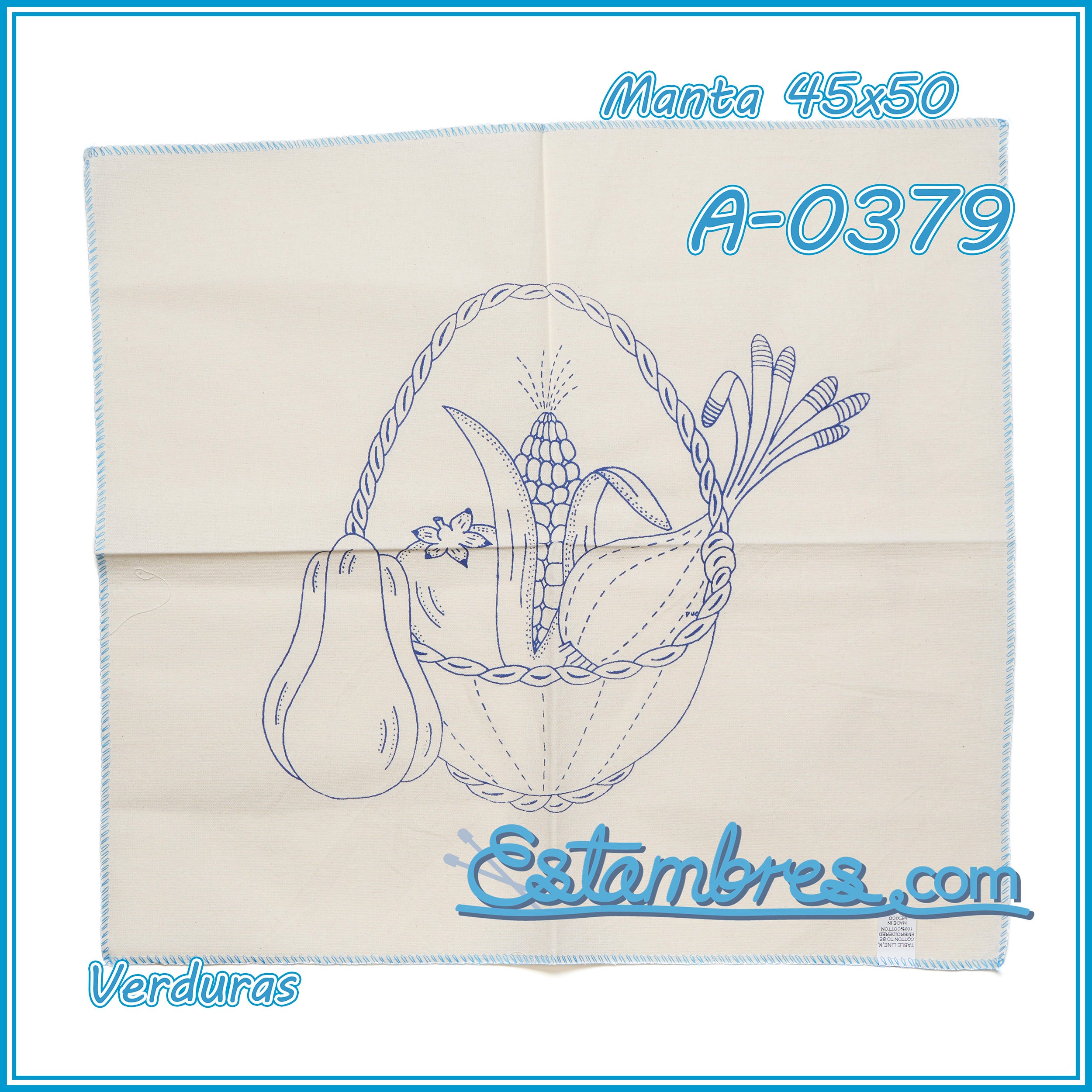 VERDURAS - Manta [45x50cm]