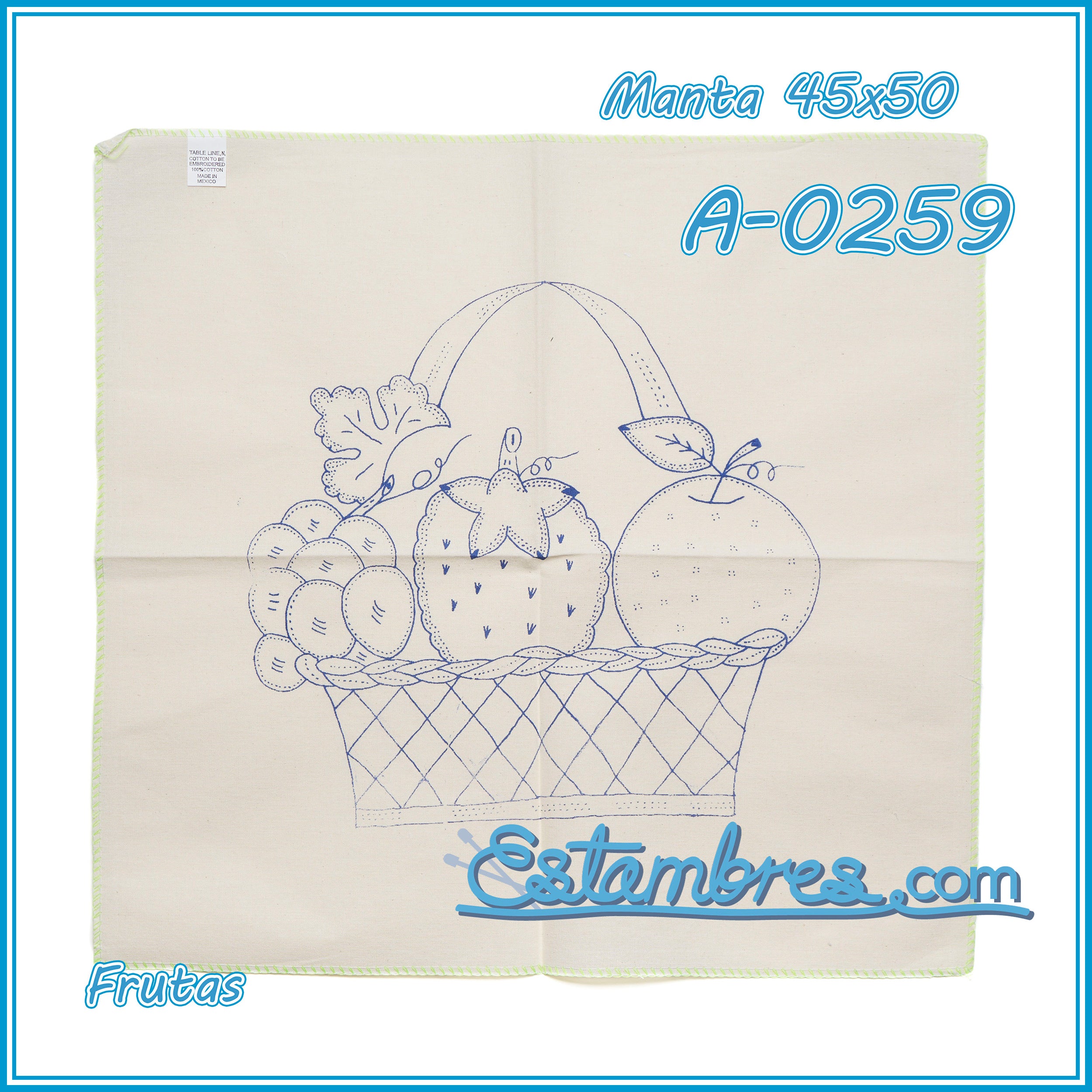 FRUTAS - Manta [45x50cm]