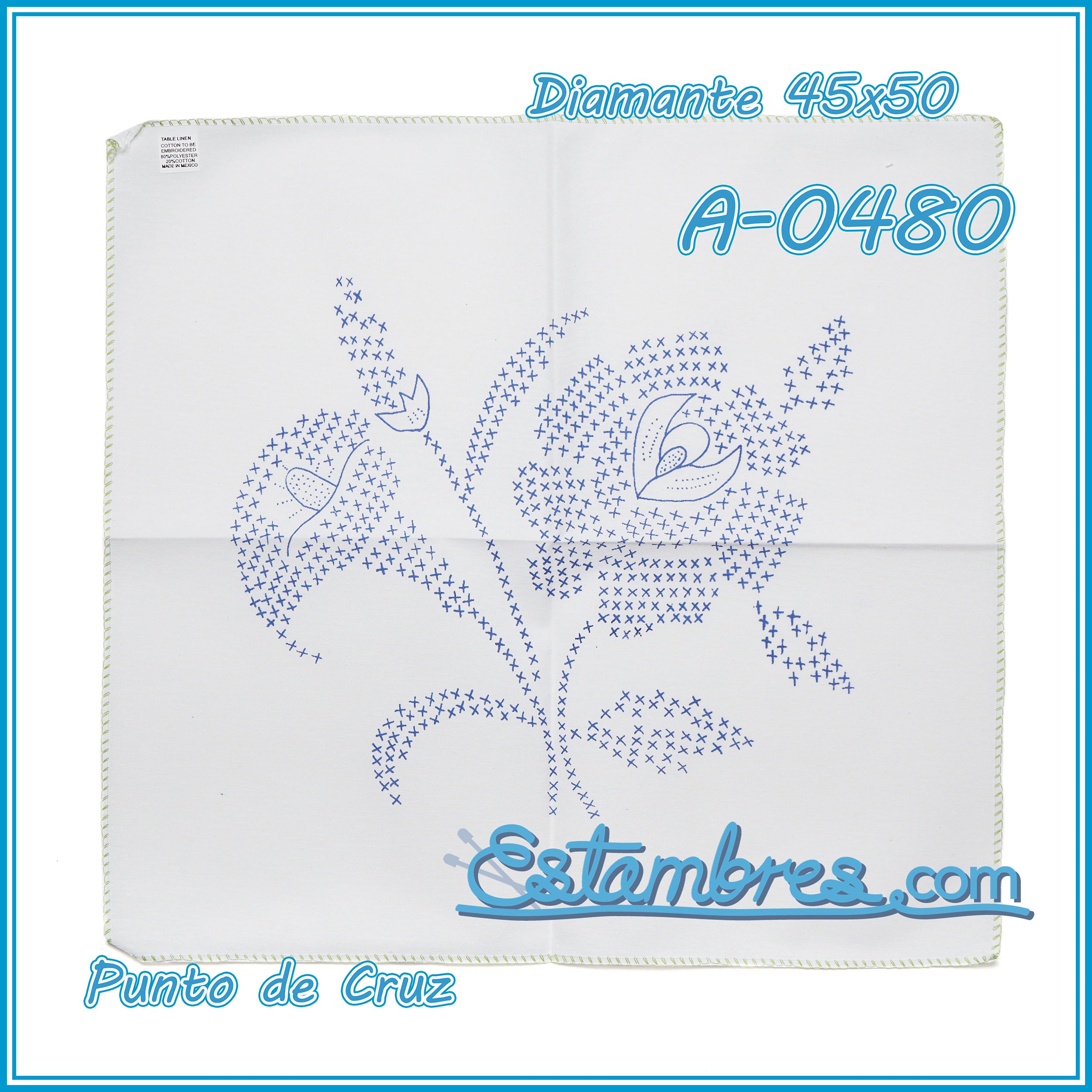 PUNTO de CRUZ - Diamante [45x50cm]