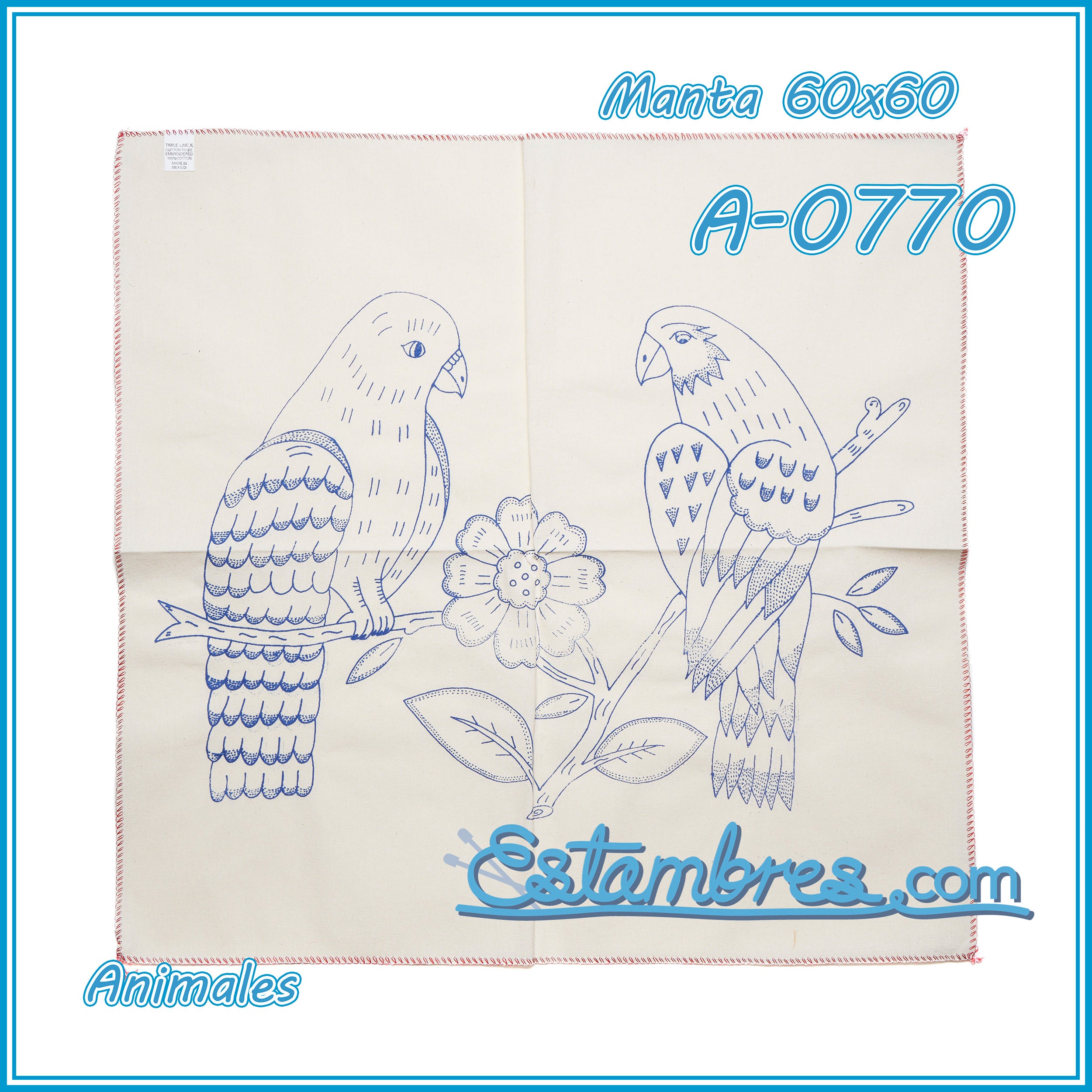 ANIMALES - Manta [60x60cm]