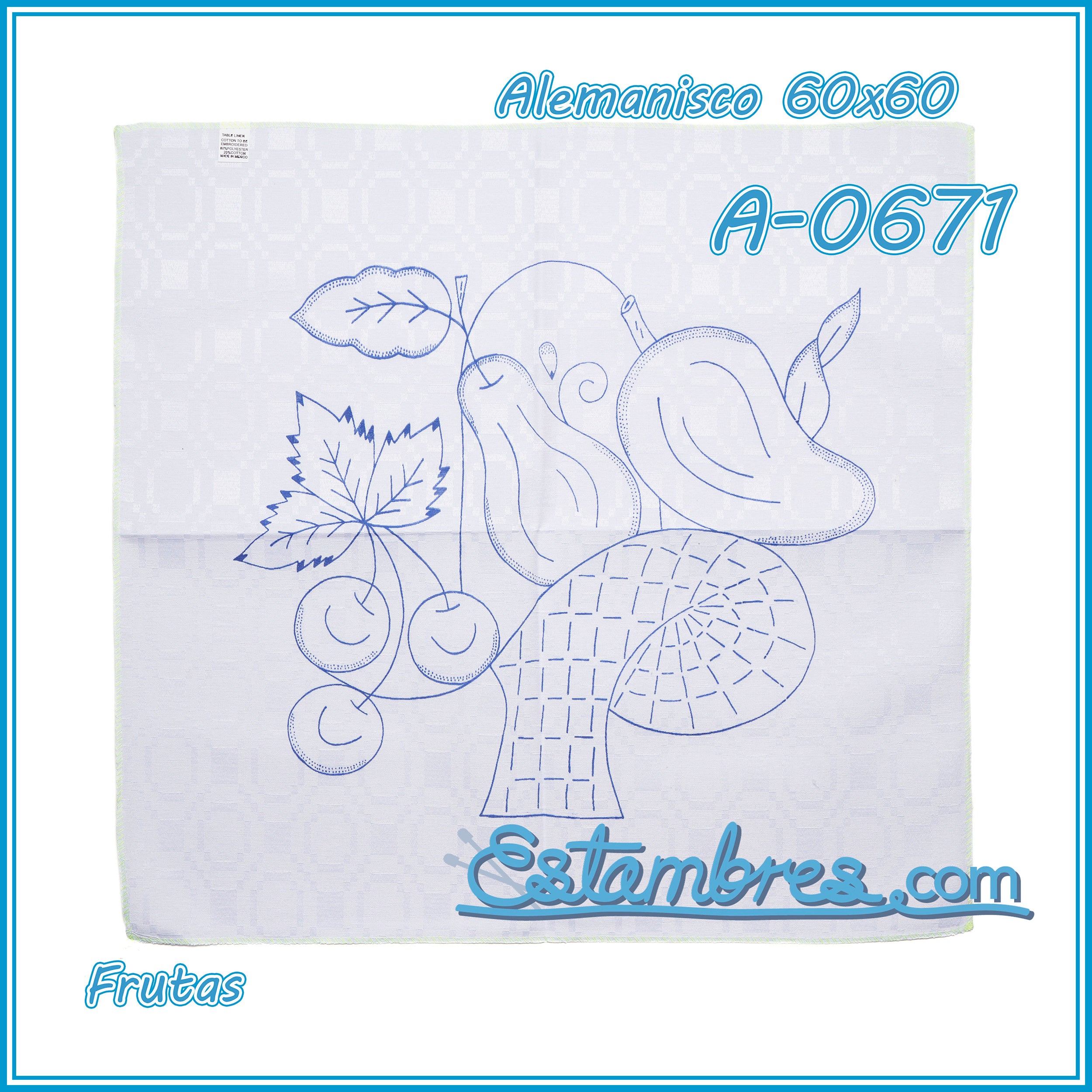 FRUTAS - Alemanisco [60x60cm]