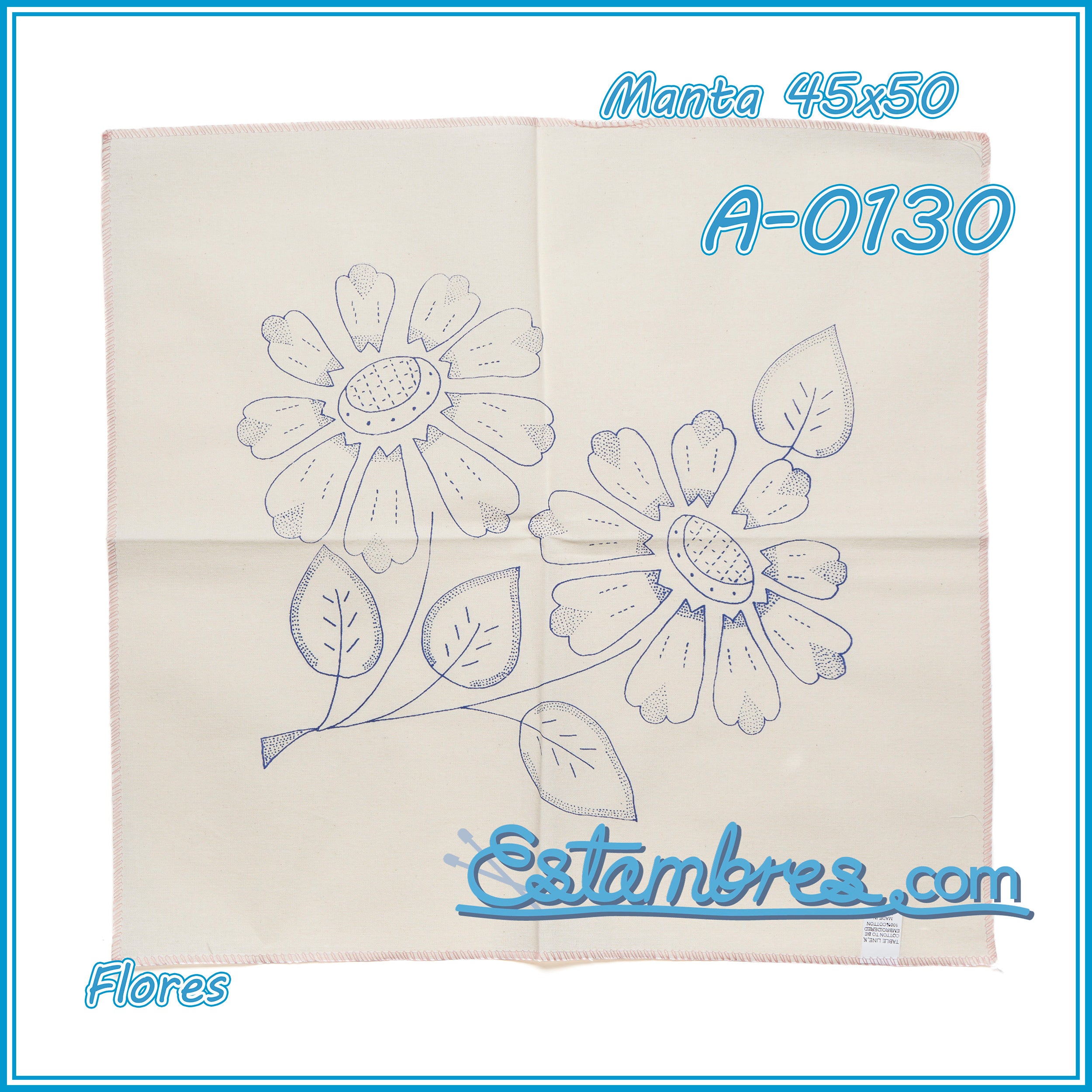 FLORES - Manta [45x50cm]