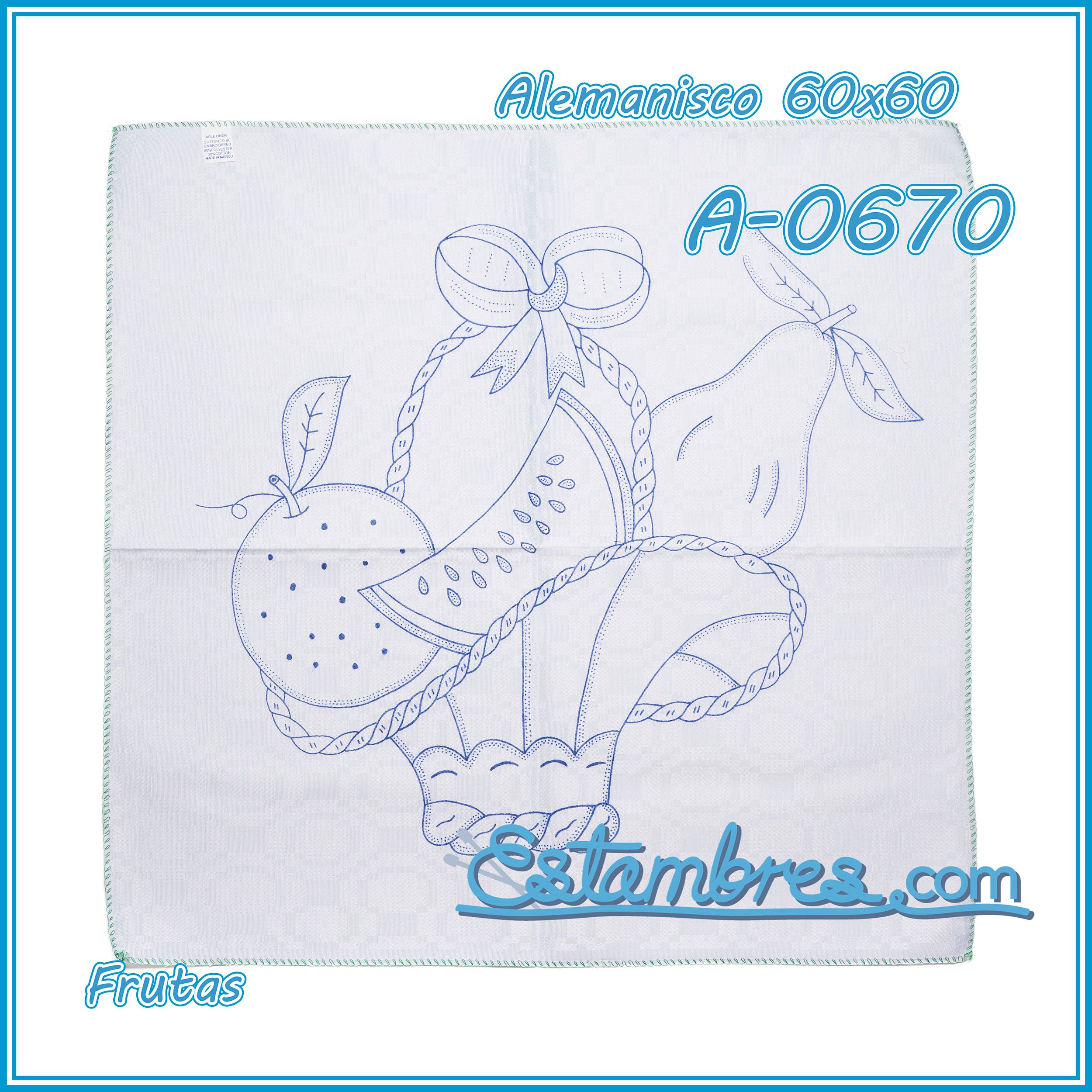 FRUTAS - Alemanisco [60x60cm]