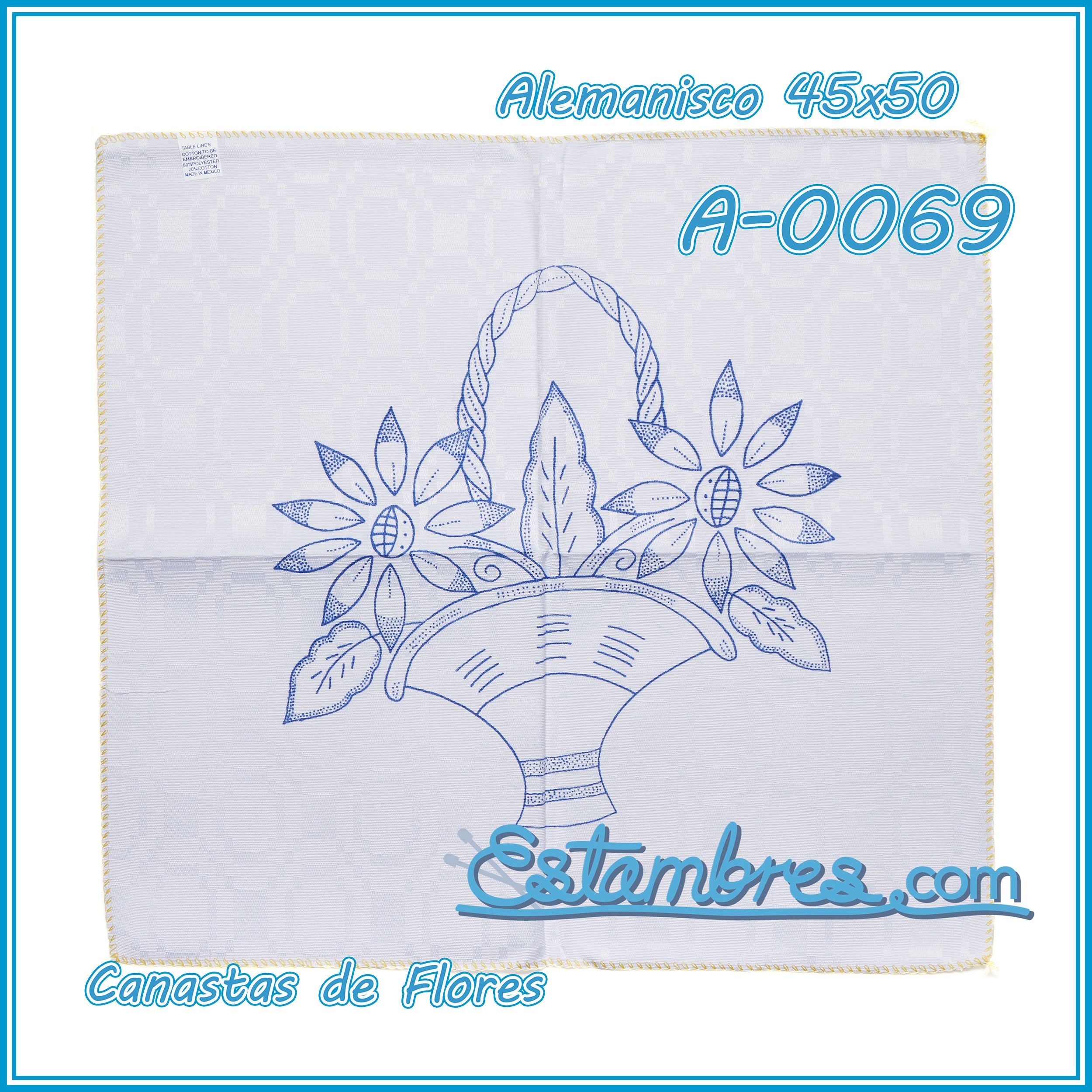 CANASTAS de FLORES - Alemanisco [45x50cm]