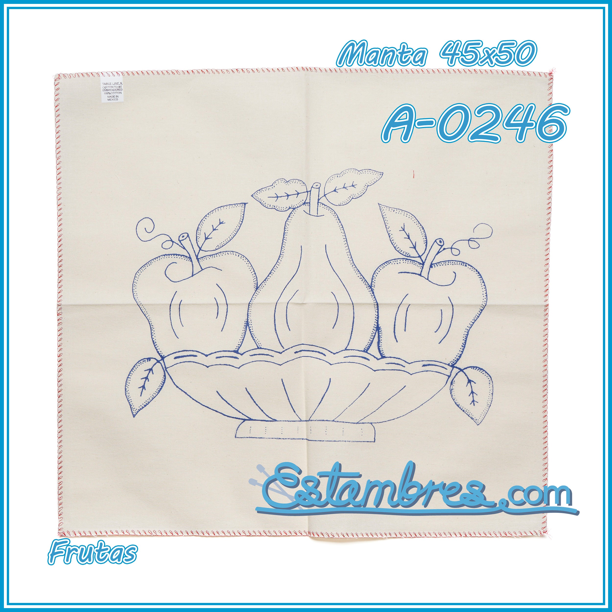 FRUTAS - Manta [45x50cm]