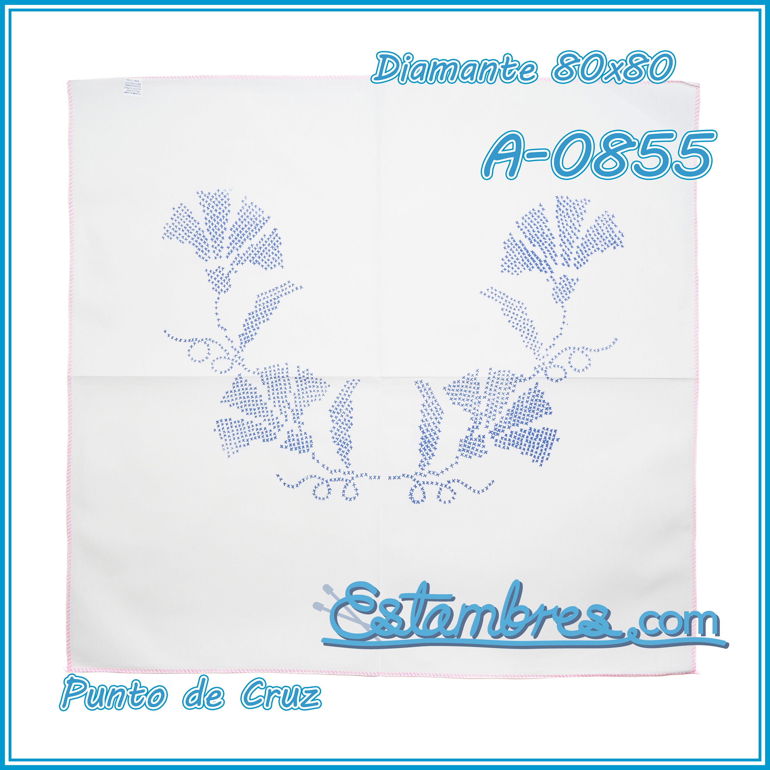PUNTO de CRUZ - Diamante [80x80cm]