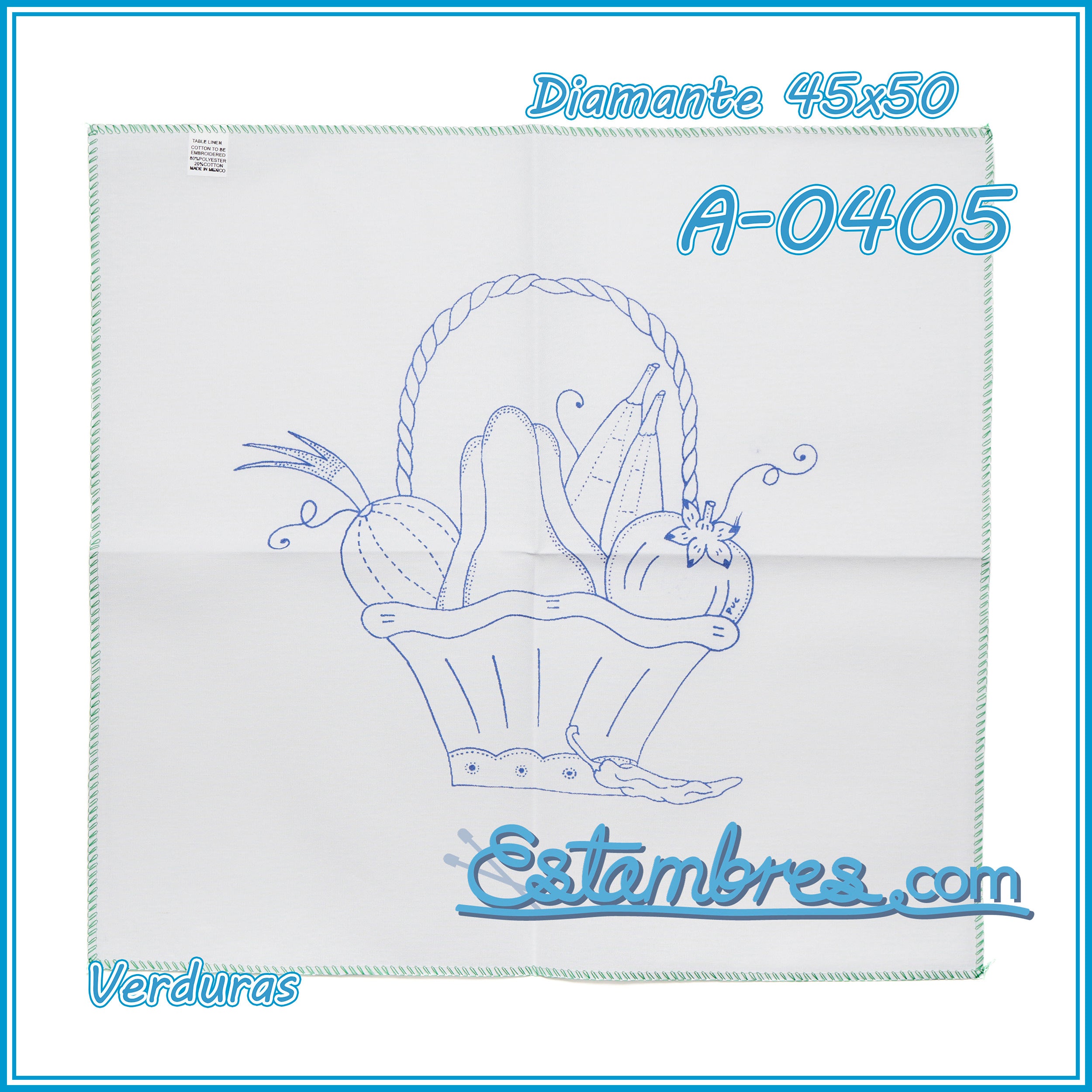 VERDURAS - Diamante [45x50cm]