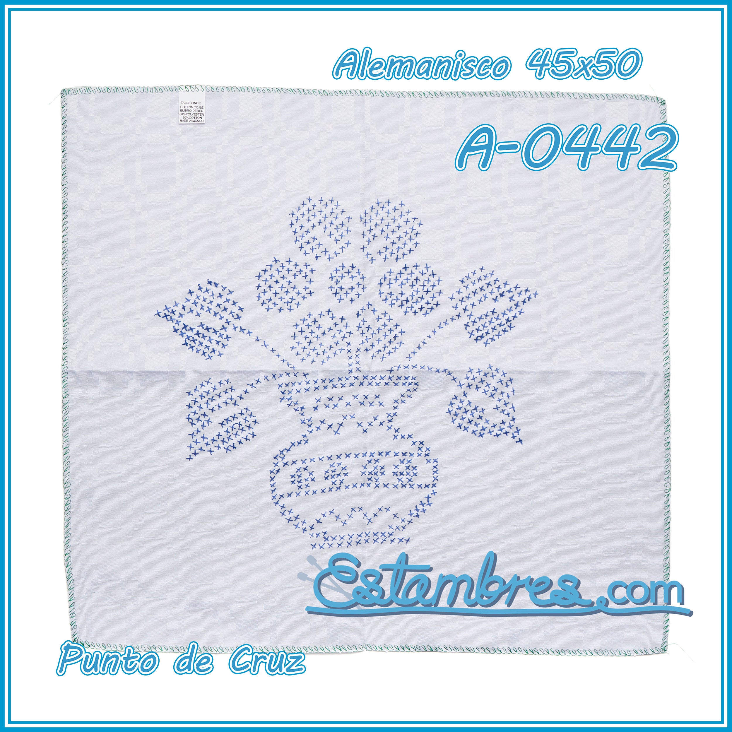 PUNTO de CRUZ - Alemanisco [45x50cm]
