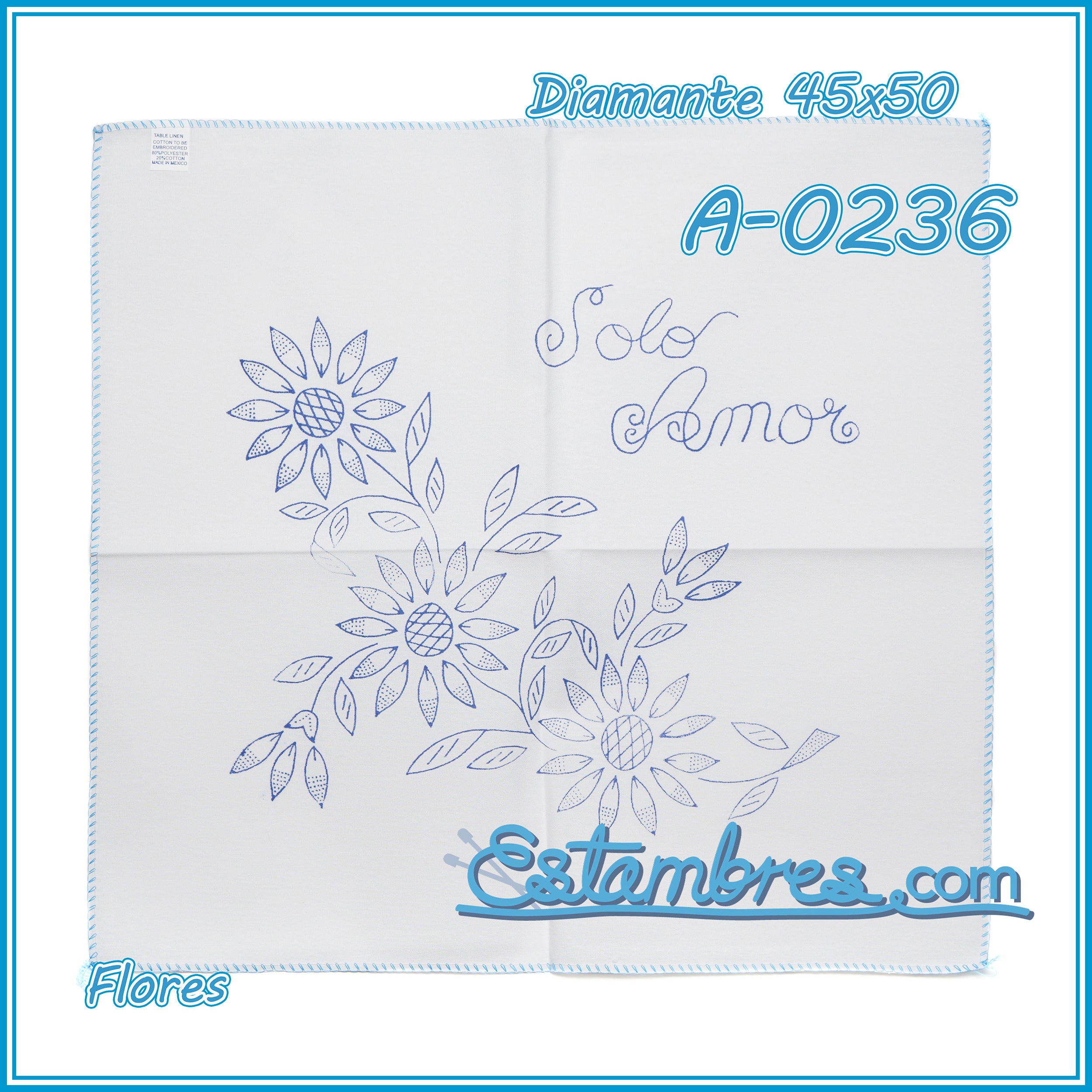FLORES - Diamante [45x50cm]