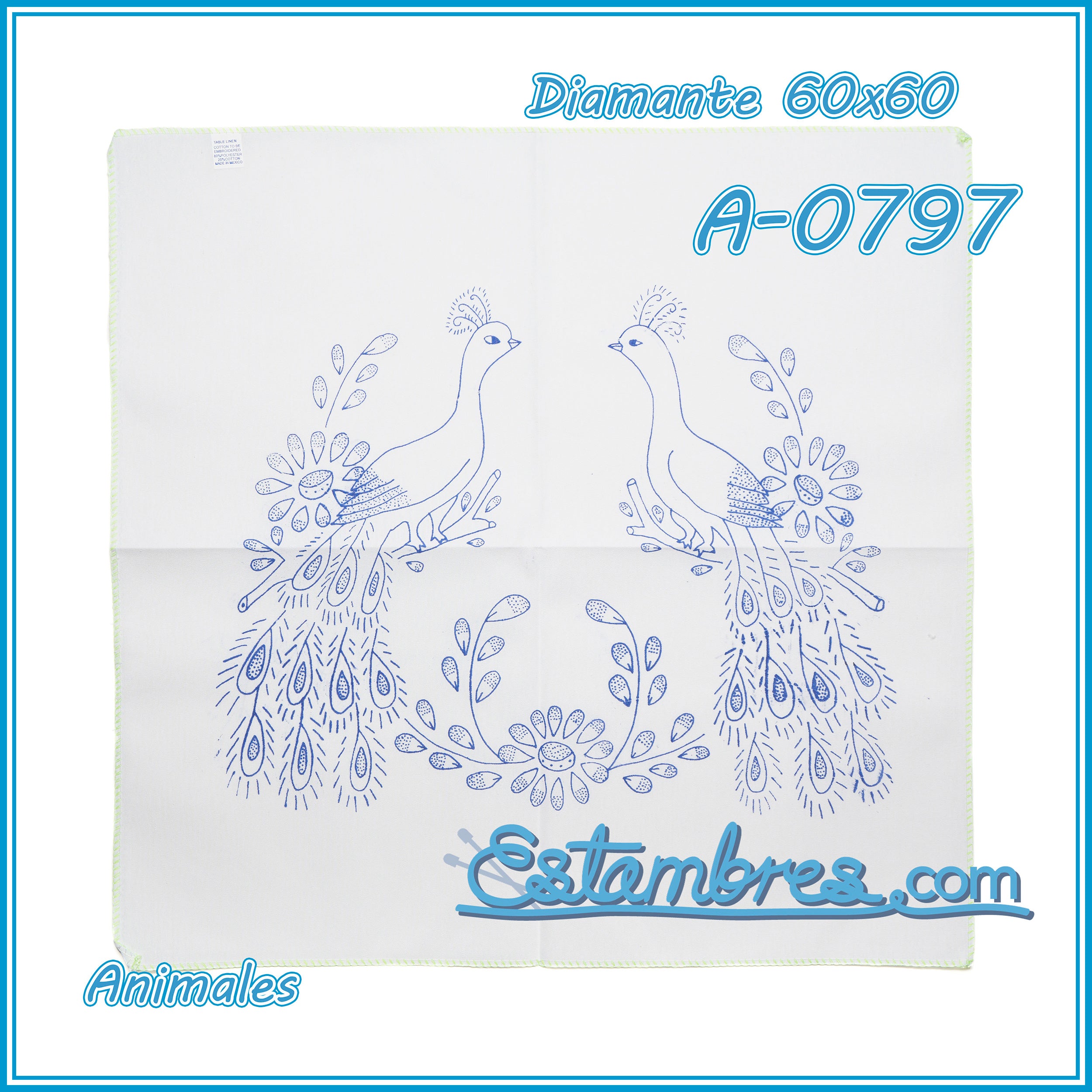 ANIMALES - Diamante [60x60cm]