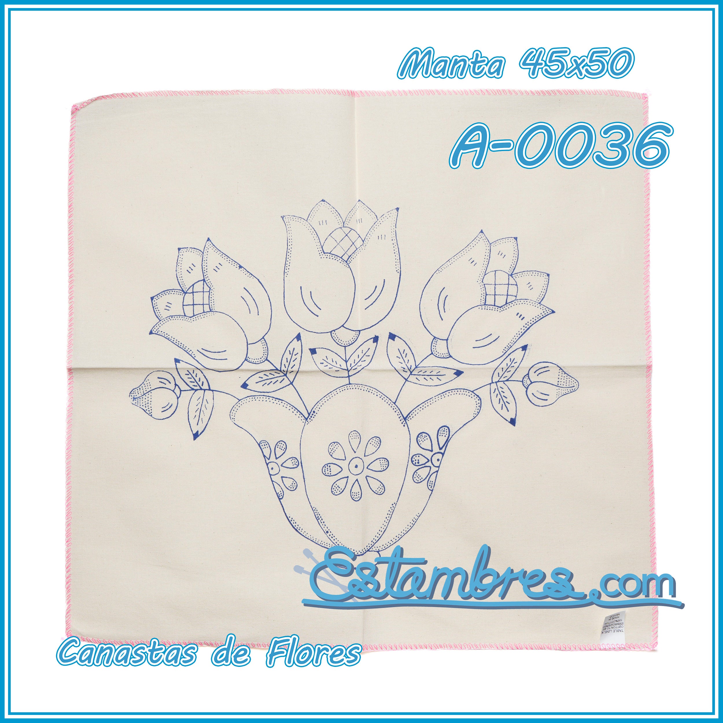 CANASTAS de FLORES - Manta [45x50cm]