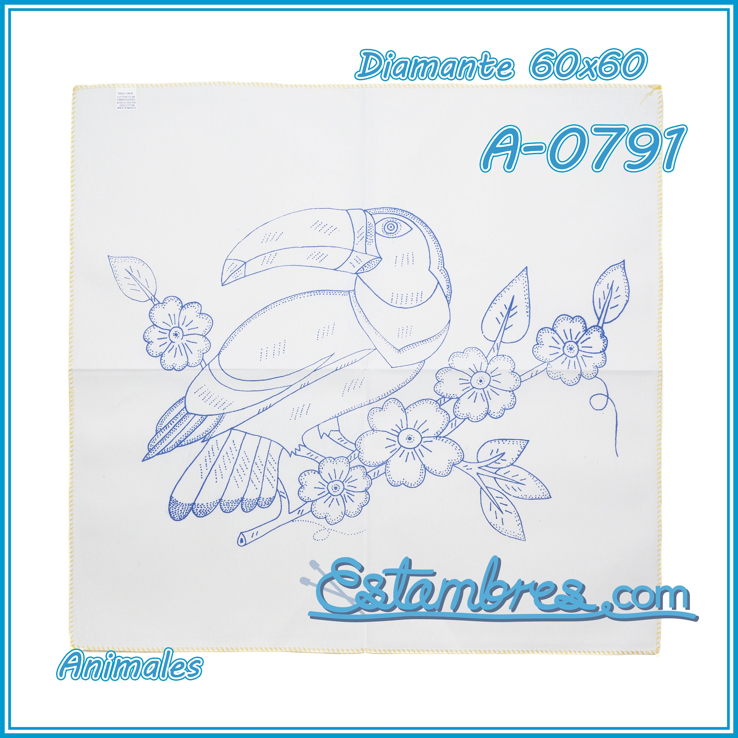 ANIMALES - Diamante [60x60cm]