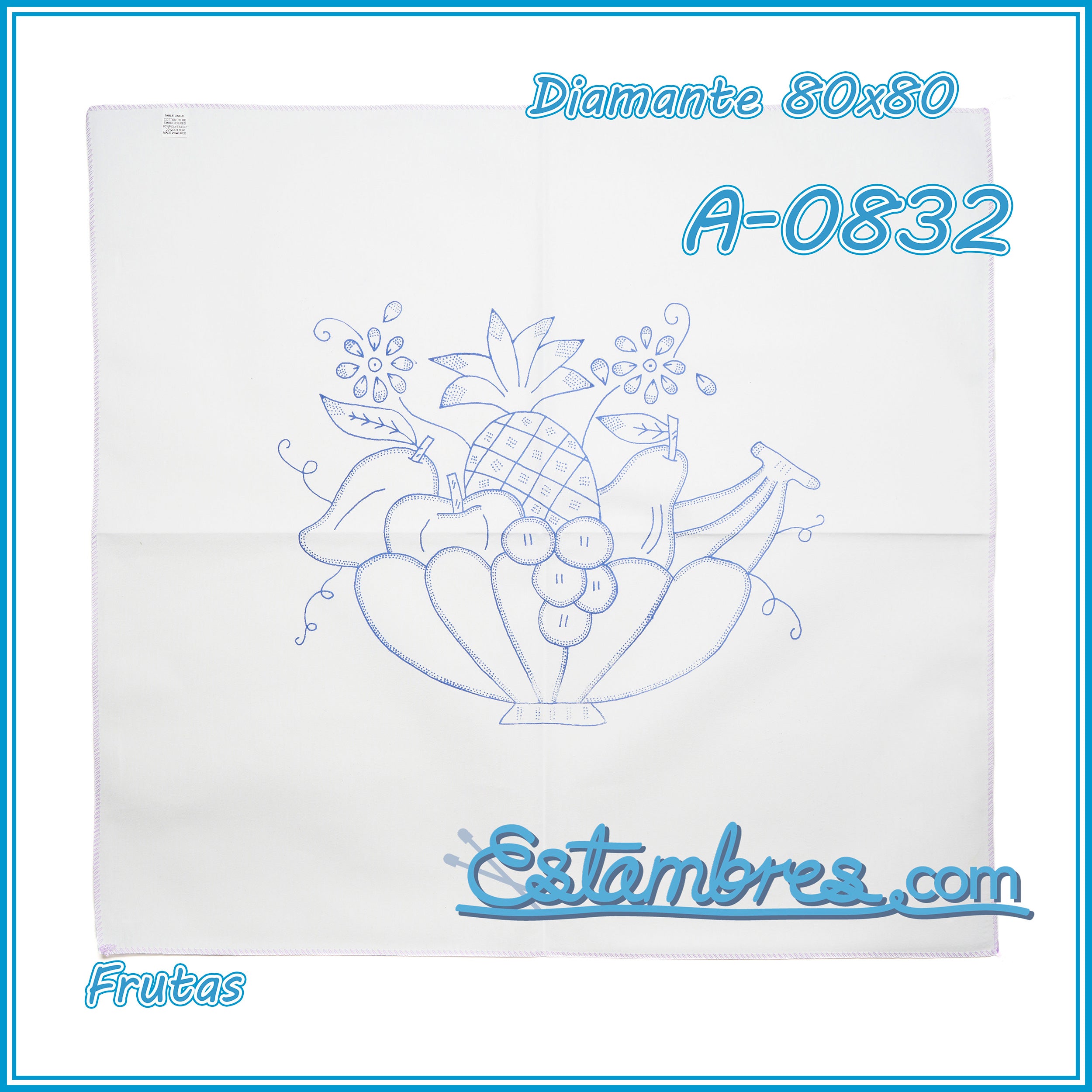 FRUTAS - Diamante [80x80cm]