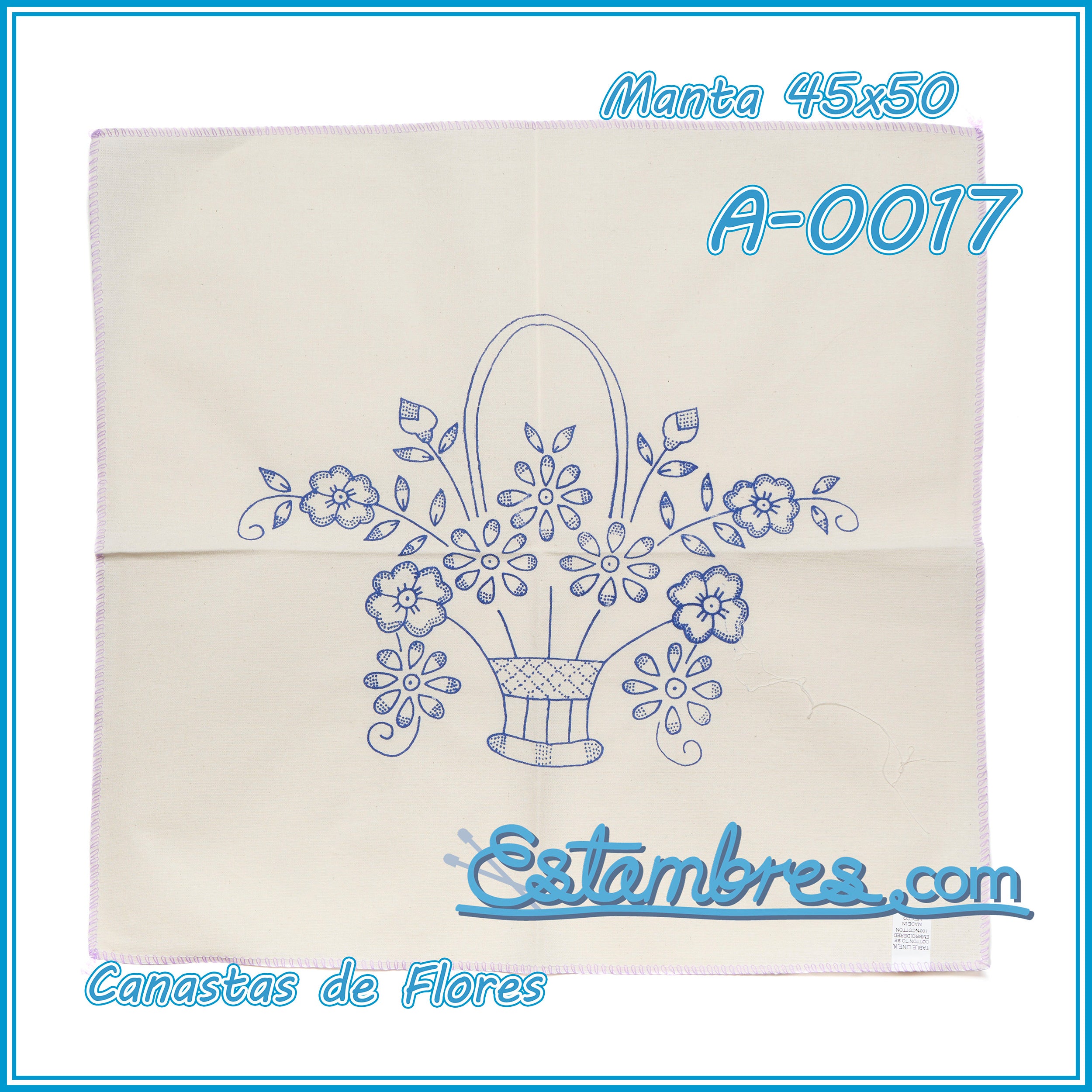 CANASTAS de FLORES - Manta [45x50cm]