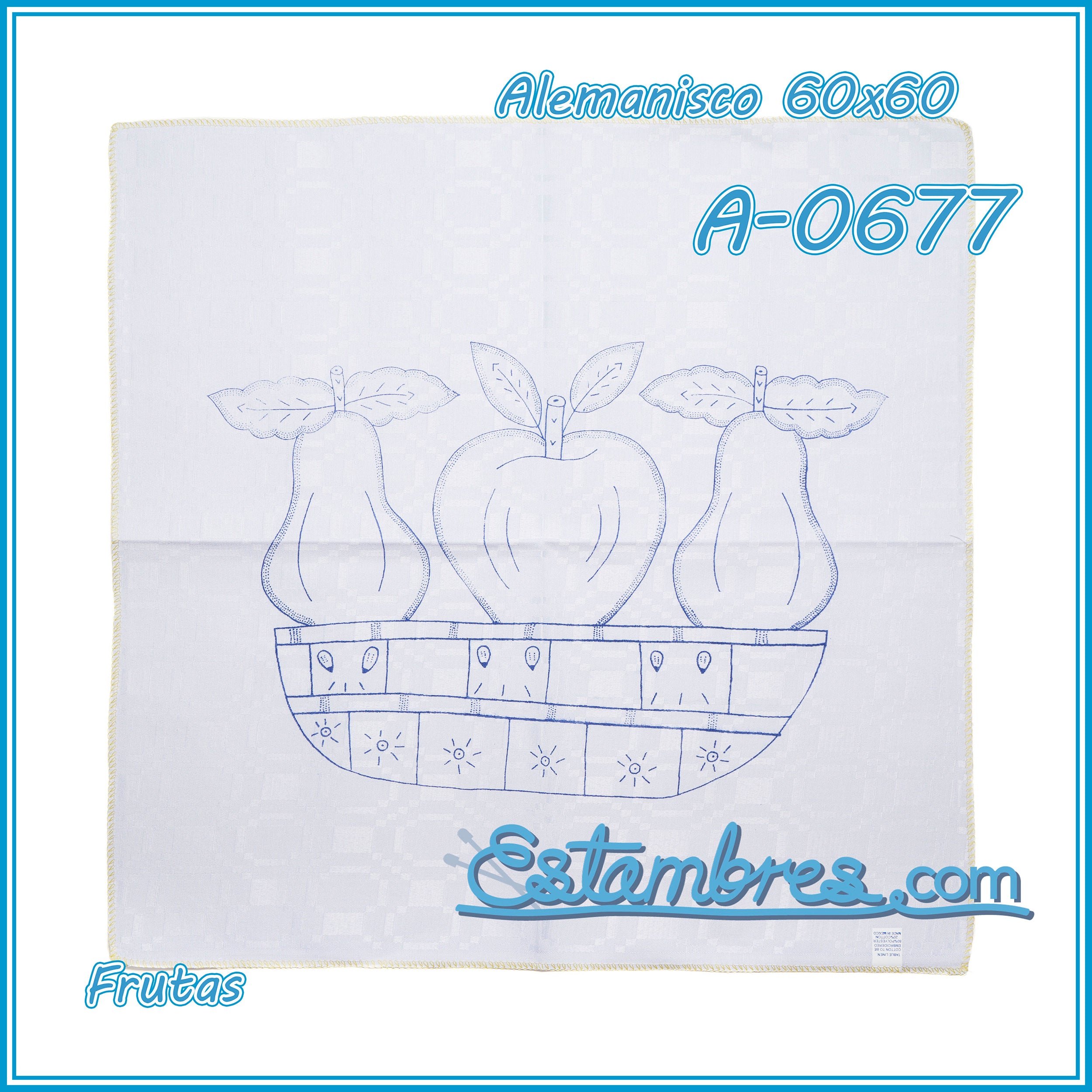 FRUTAS - Alemanisco [60x60cm]