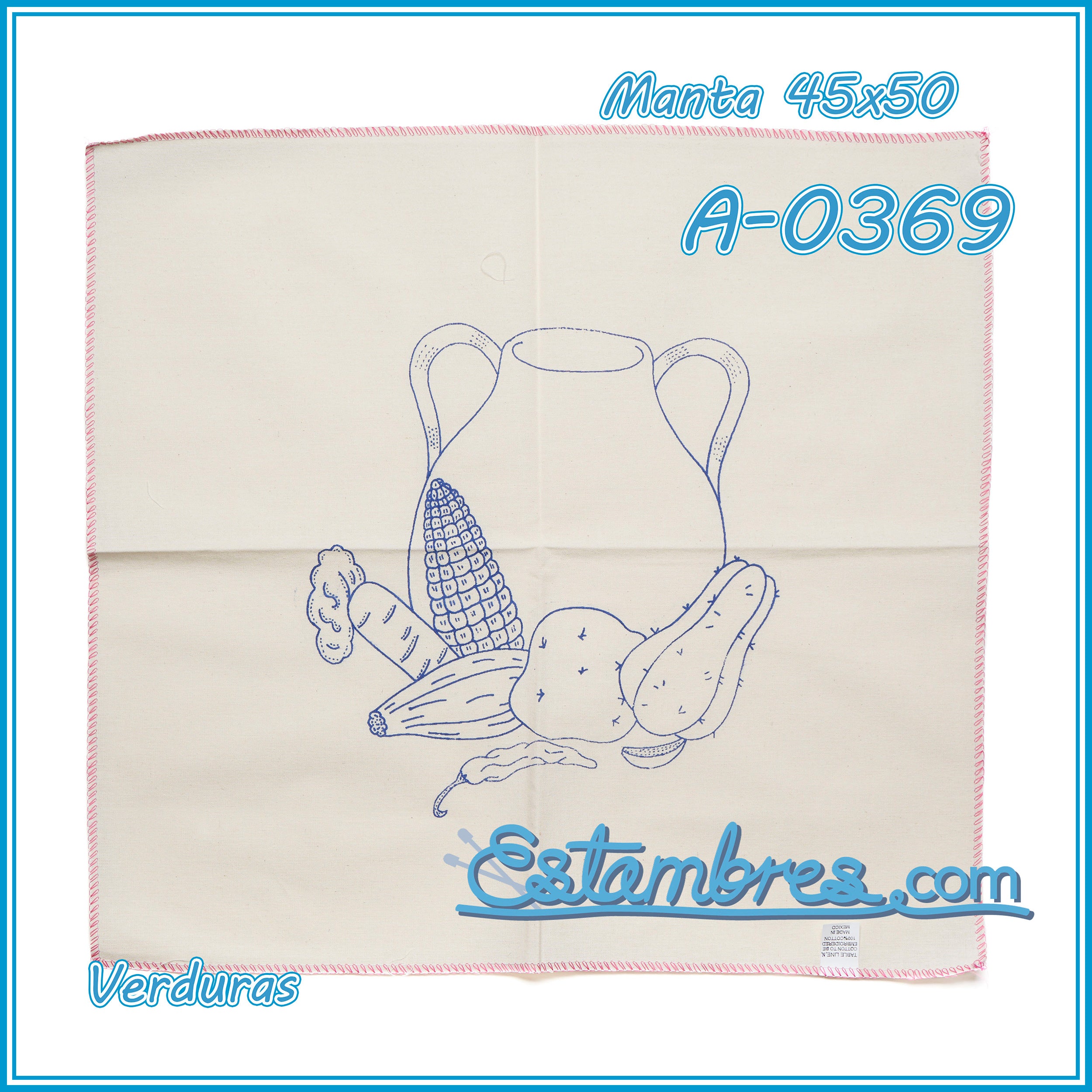 VERDURAS - Manta [45x50cm]