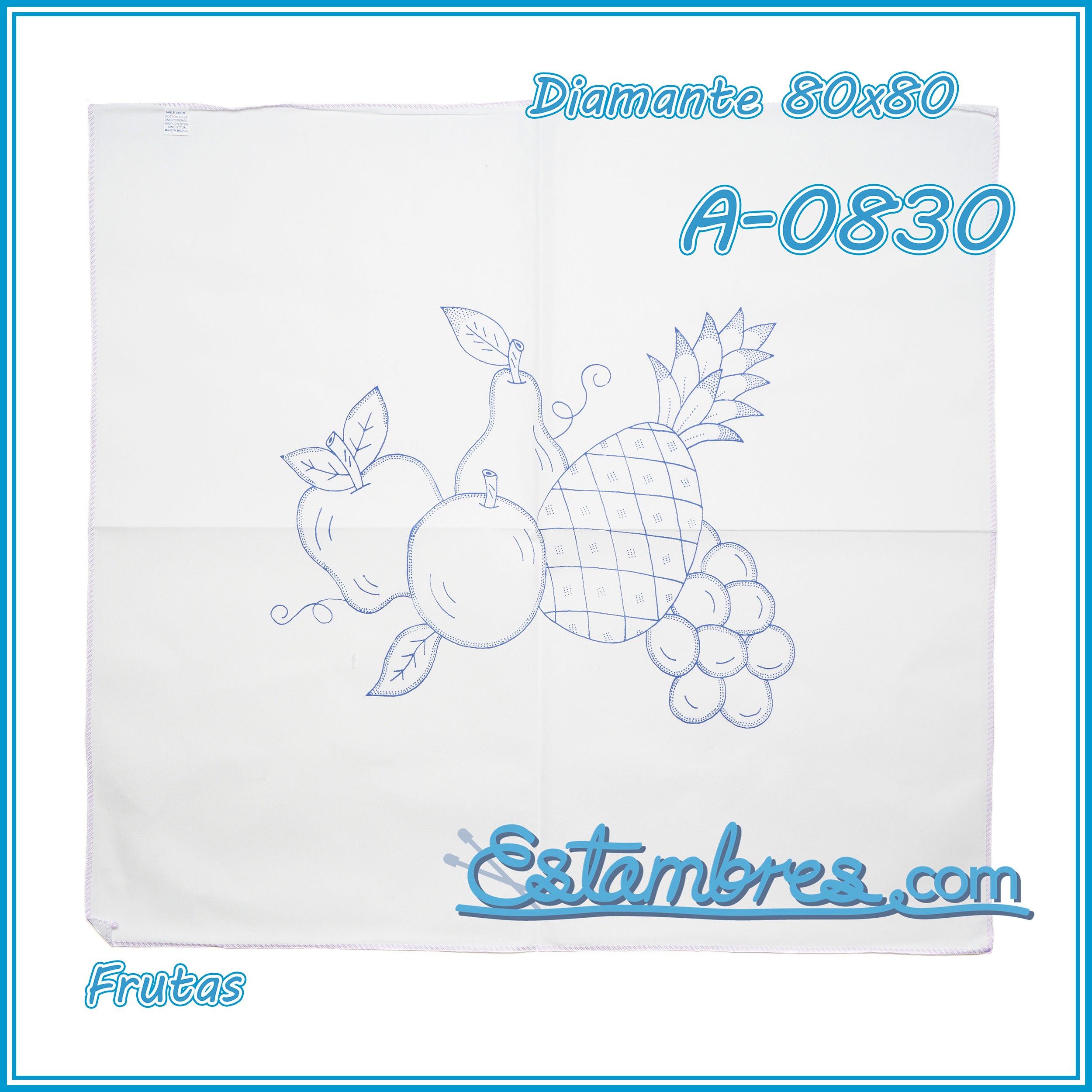 FRUTAS - Diamante [80x80cm]