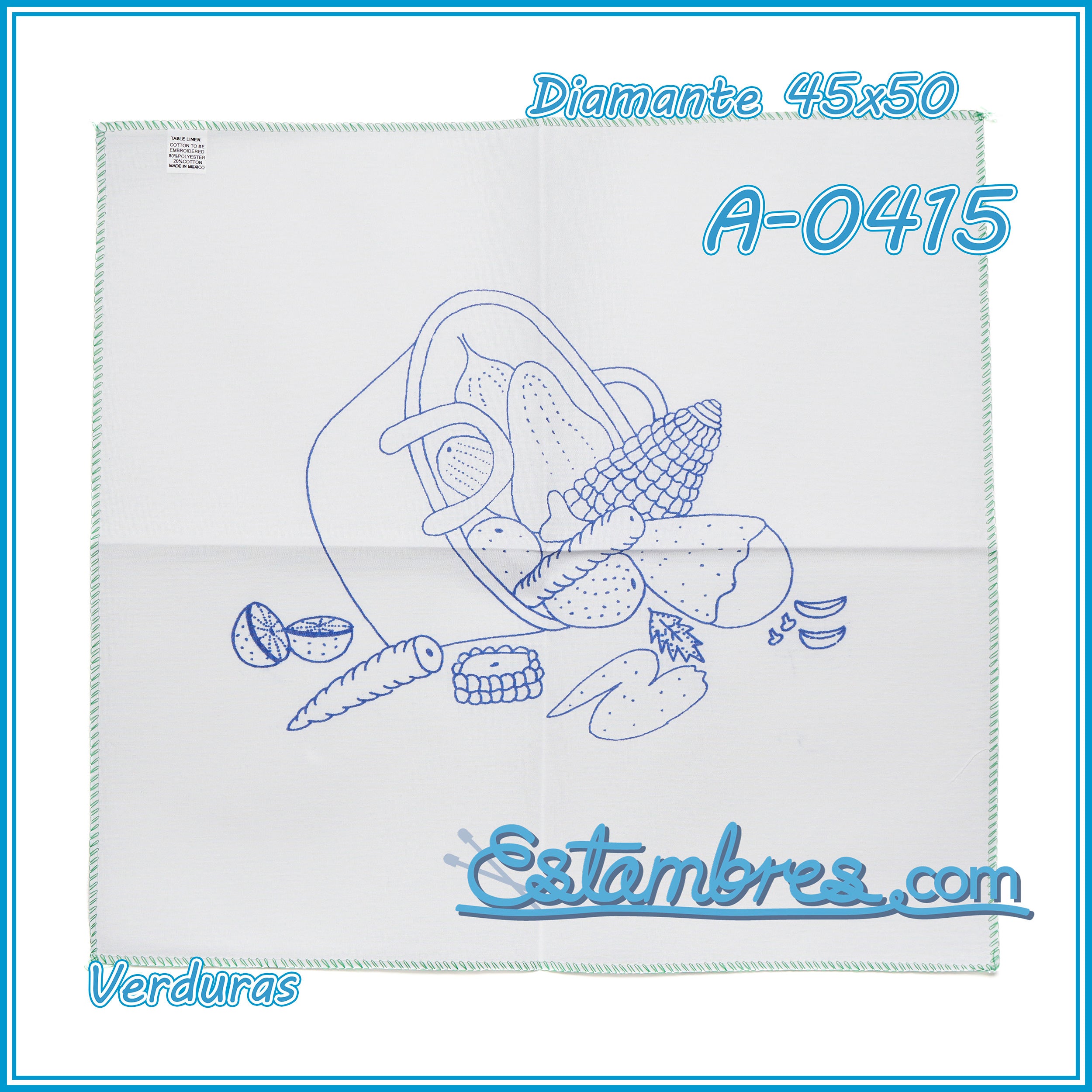 VERDURAS - Diamante [45x50cm]