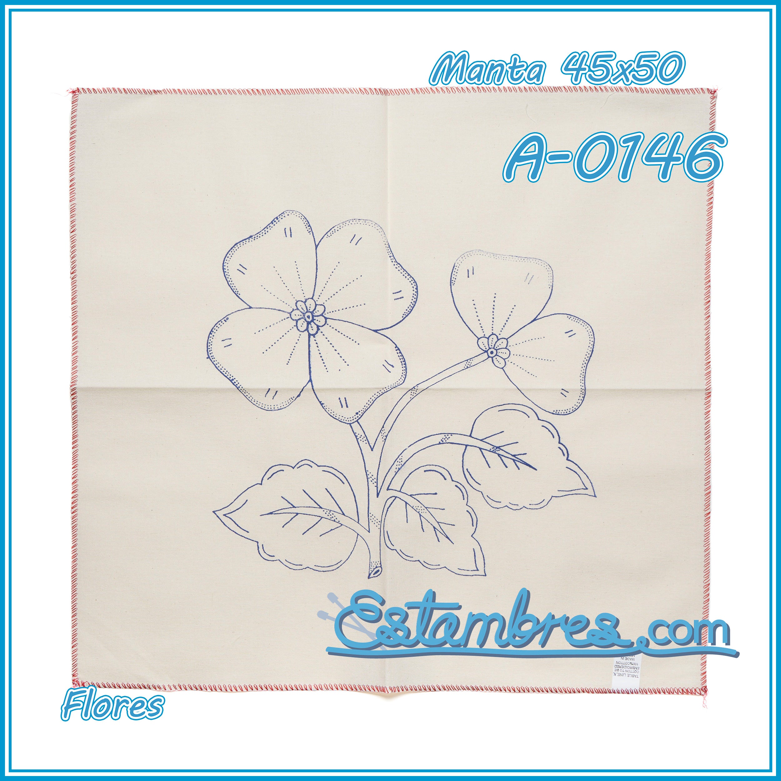 FLORES - Manta [45x50cm]