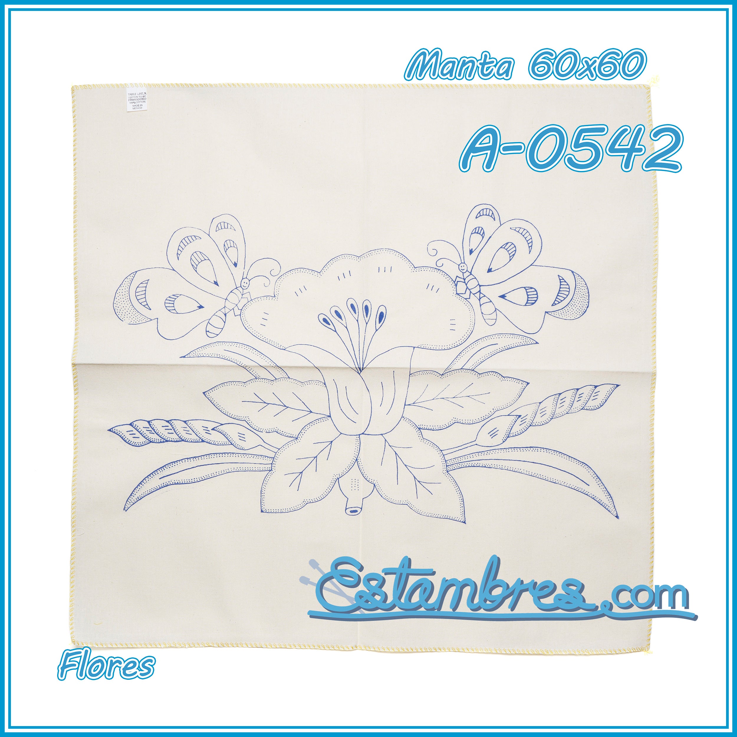 FLORES - Manta [60x60cm]