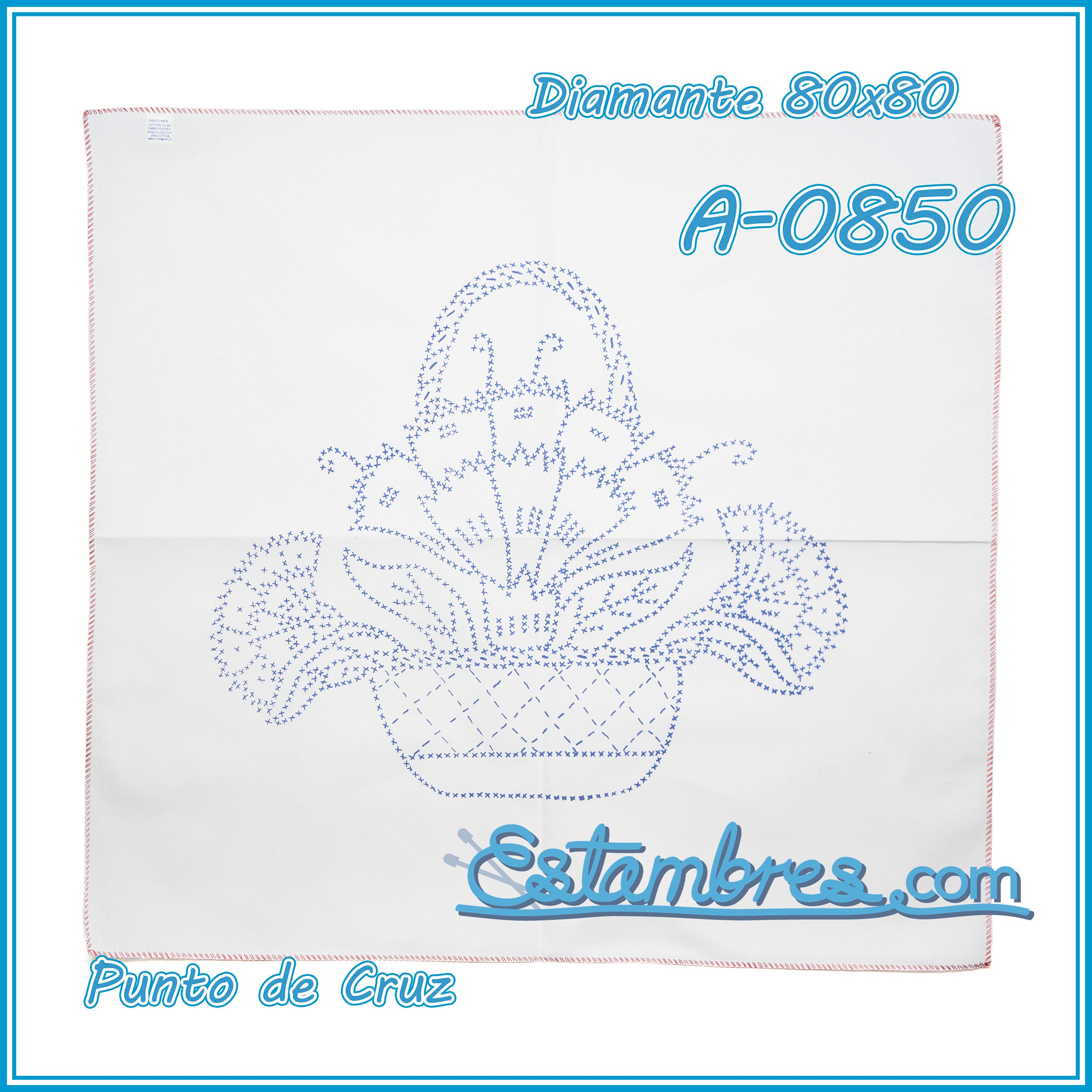 PUNTO de CRUZ - Diamante [80x80cm]