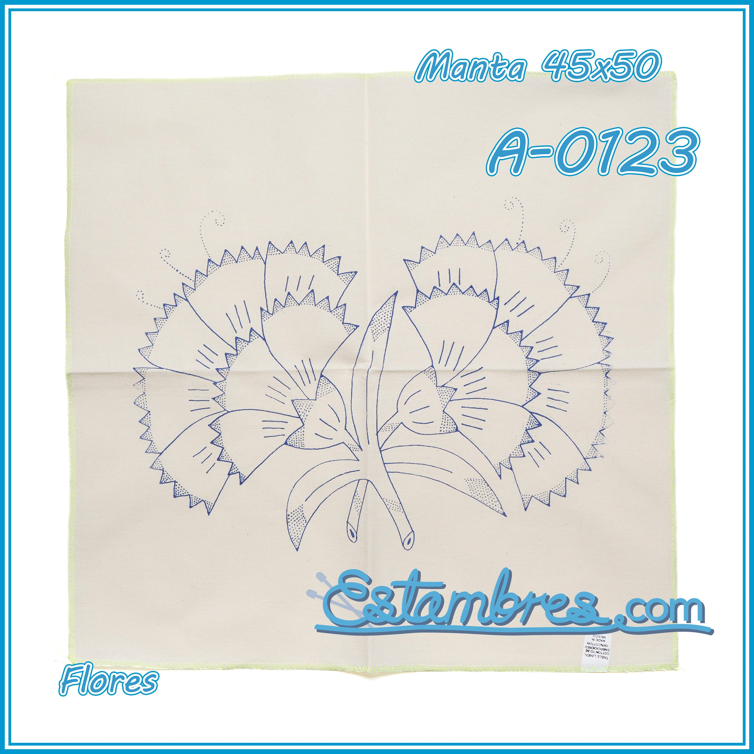 FLORES - Manta [45x50cm]